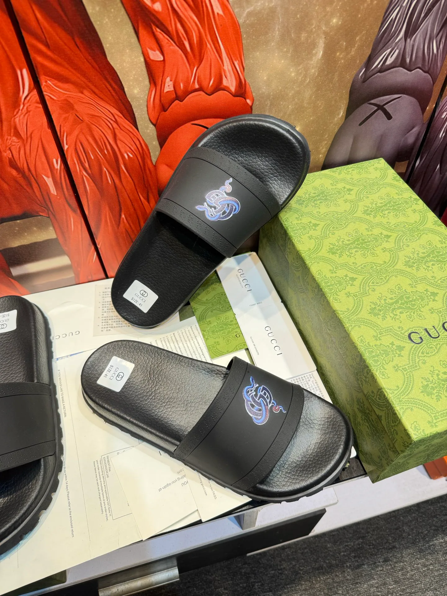Шлепанцы Женские Gucci 10313887