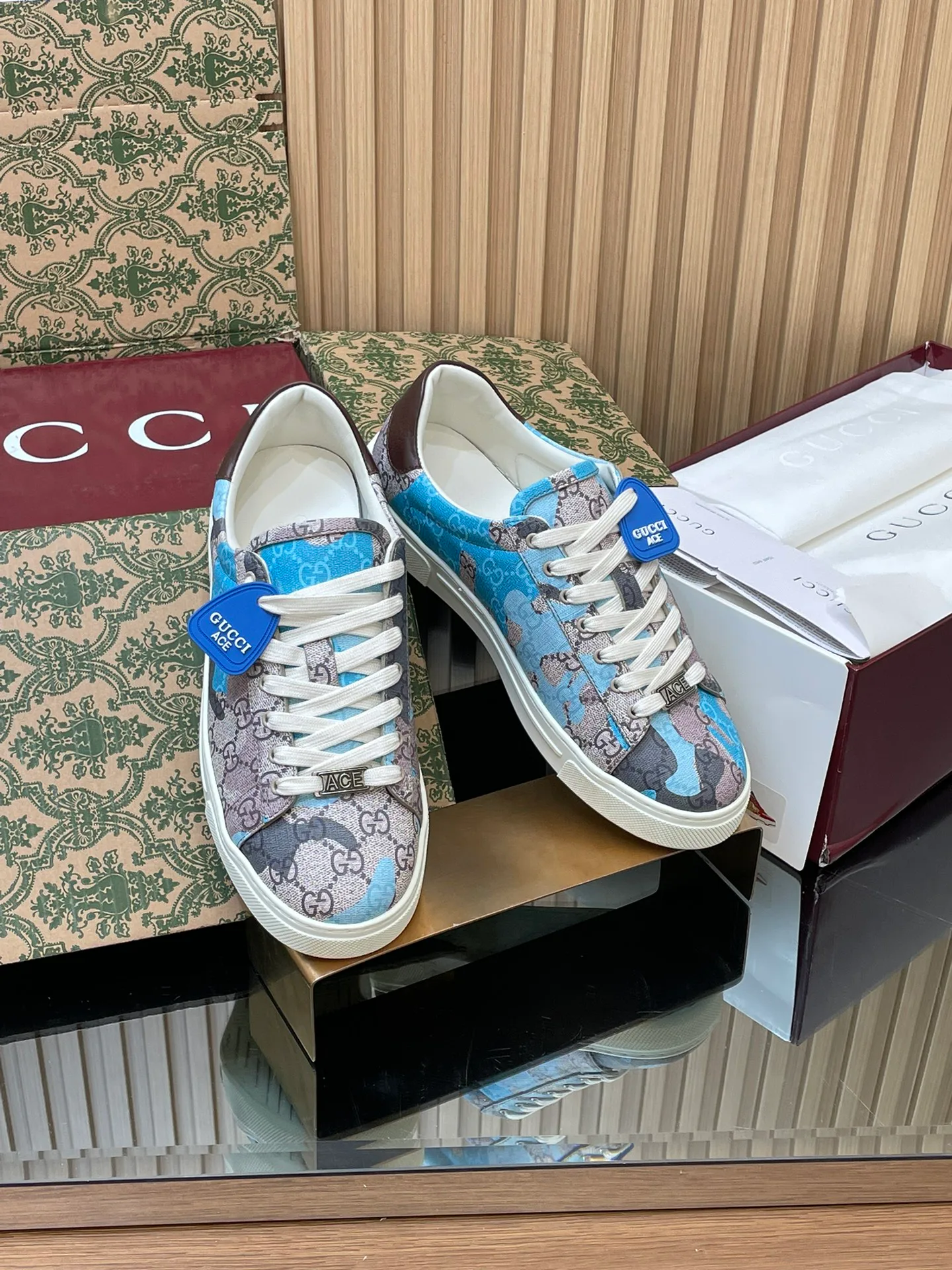 Кроссовки Мужские Gucci 3443590