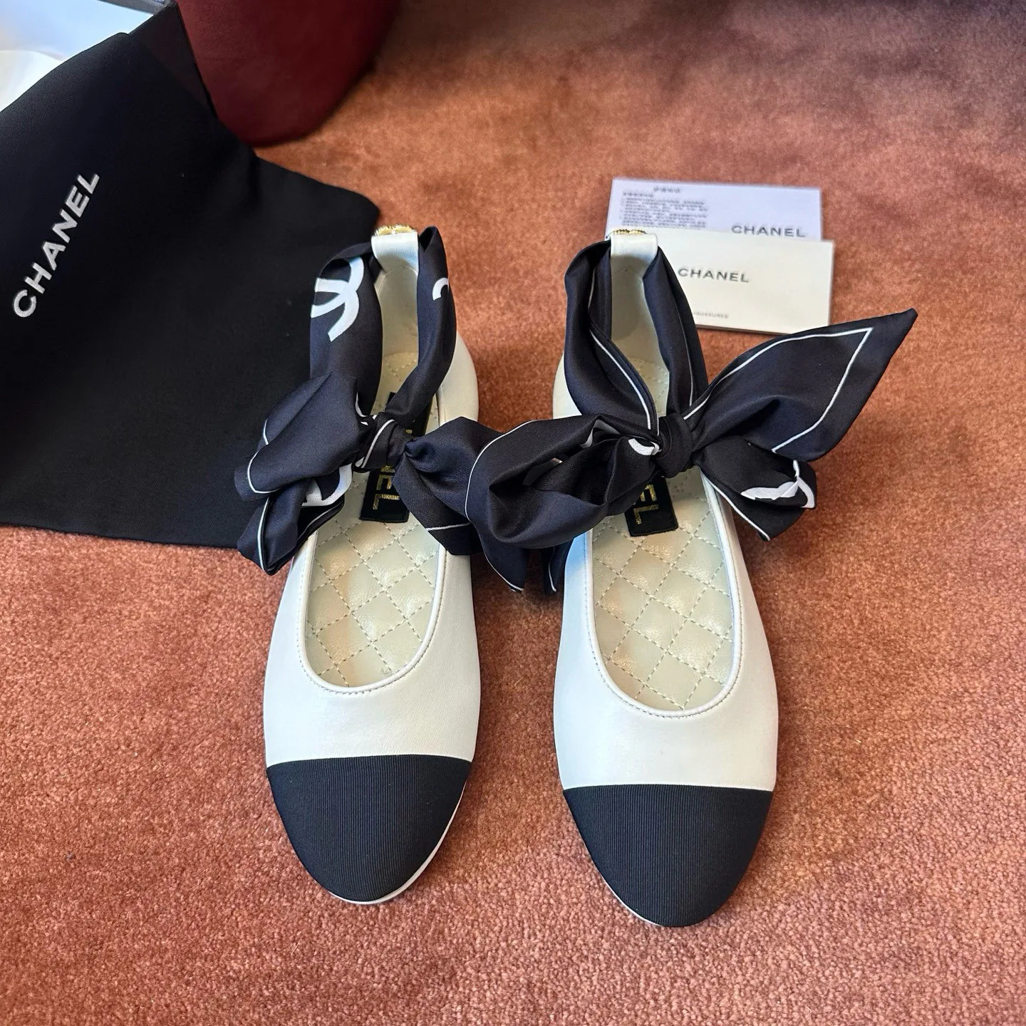 Балетки Женские Chanel 591656