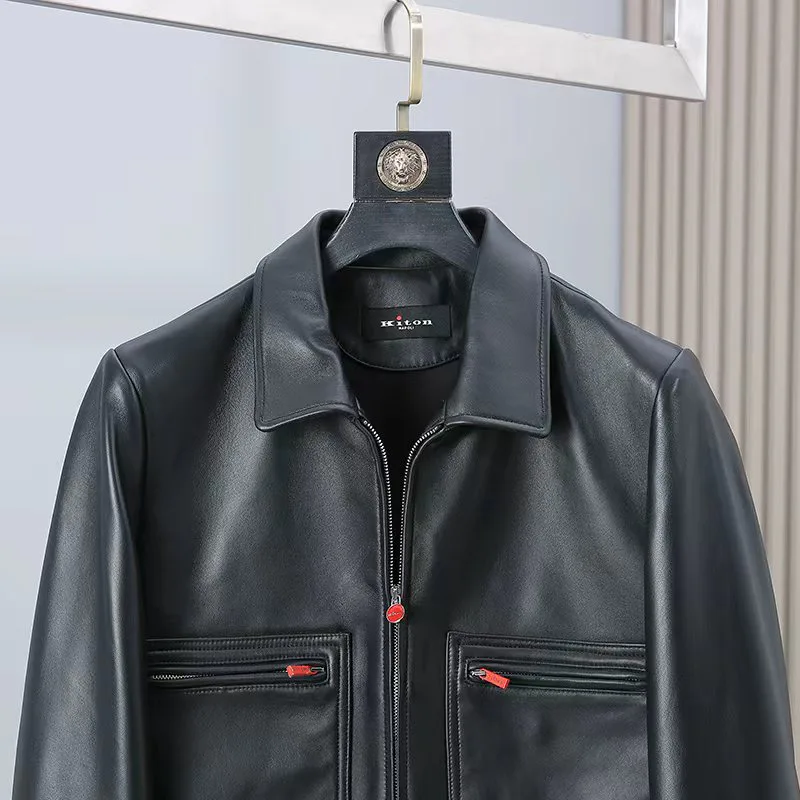 Кожаные Куртки И Дублёнки Мужские Kiton 163908