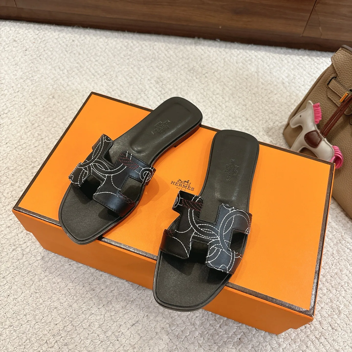 Шлепанцы Женские Hermes 879097