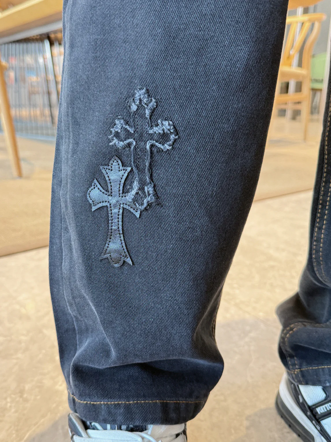 Джинсы Мужские Chrome Hearts 13538163