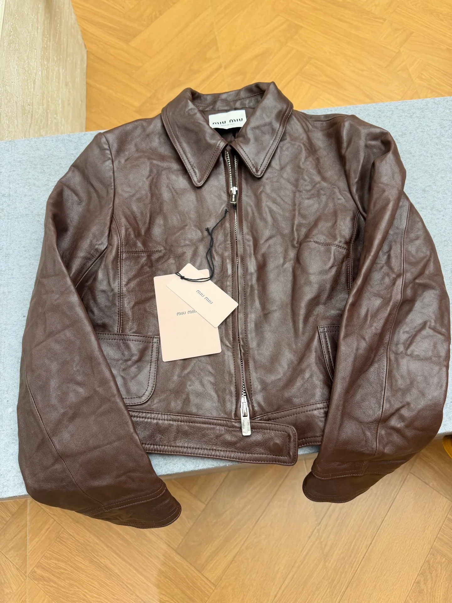 Кожаные Куртки И Дублёнки Женские Miu Miu 17998802