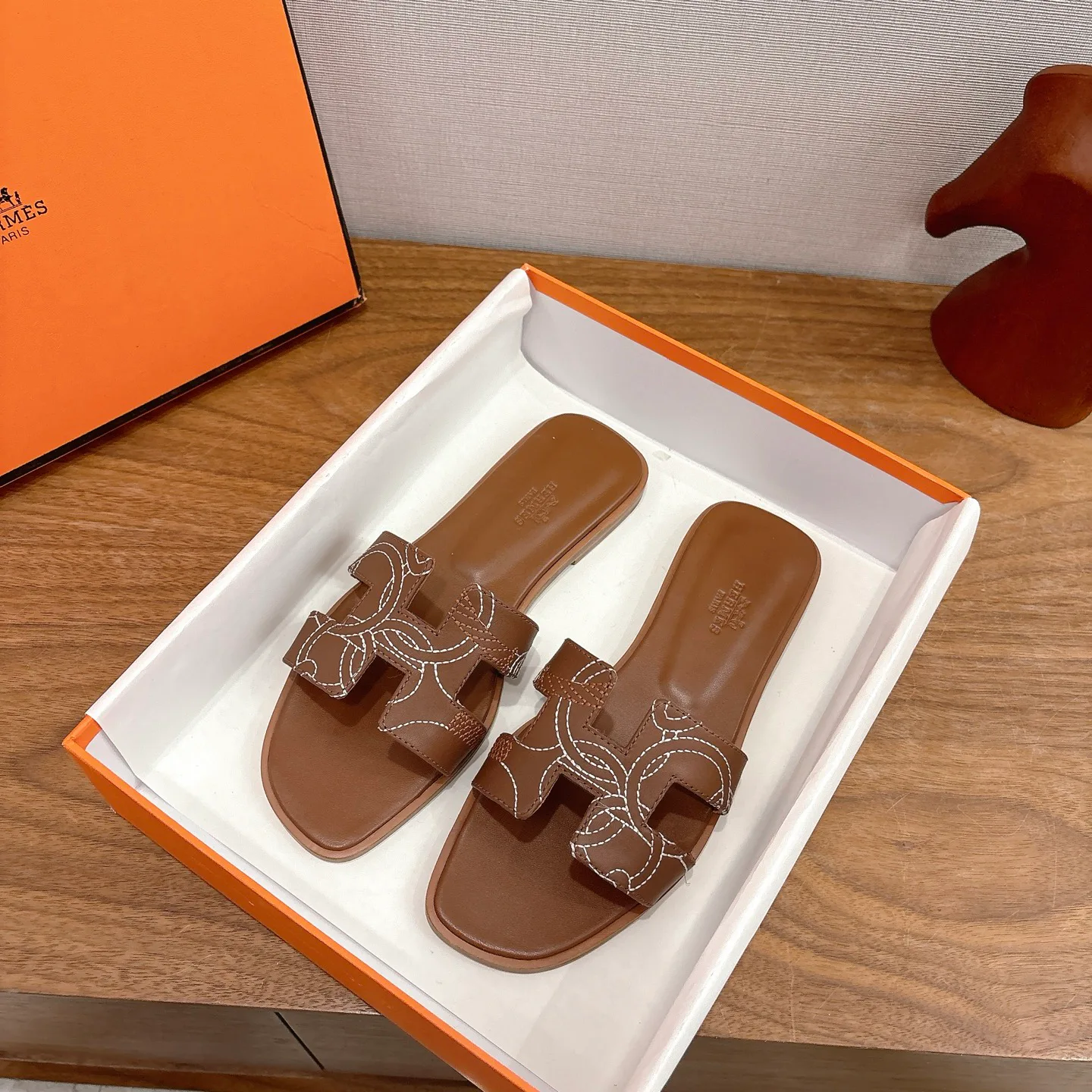 Шлепанцы Женские Hermes 399023