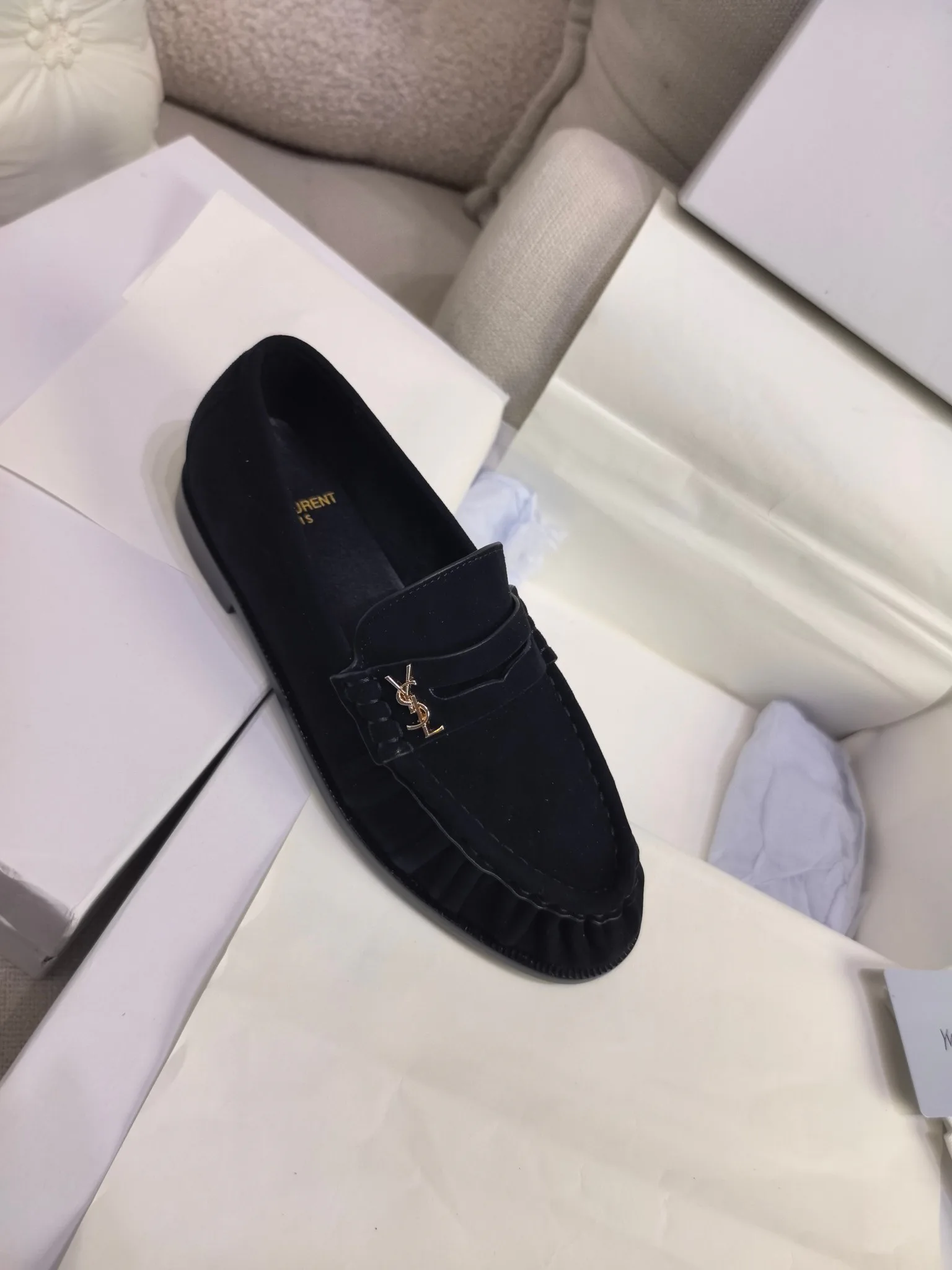 Лоферы И Мокасины Женские Saint Laurent 19128376