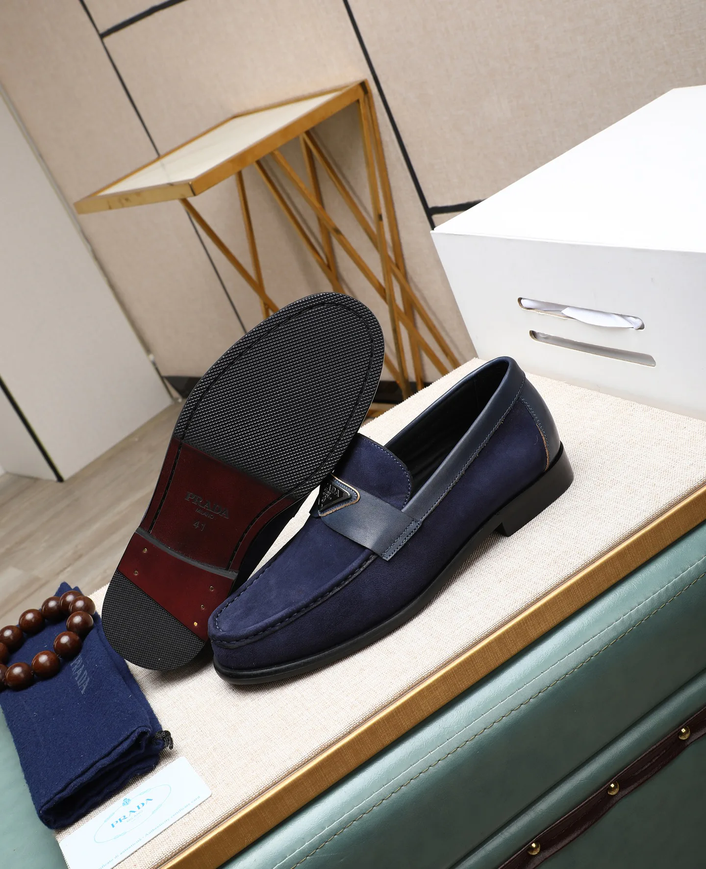 Лоферы И Туфли Мужские Prada 1265587