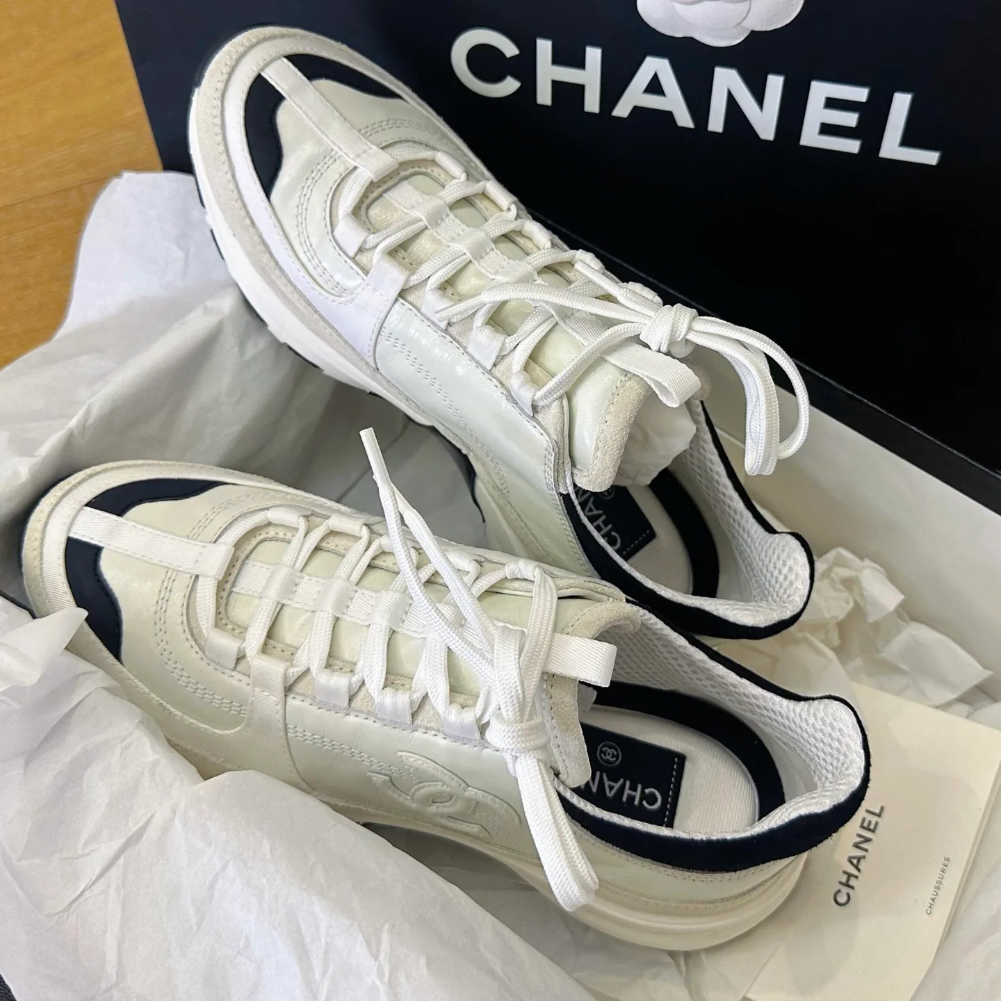 Кроссовки Женские Chanel 1468281