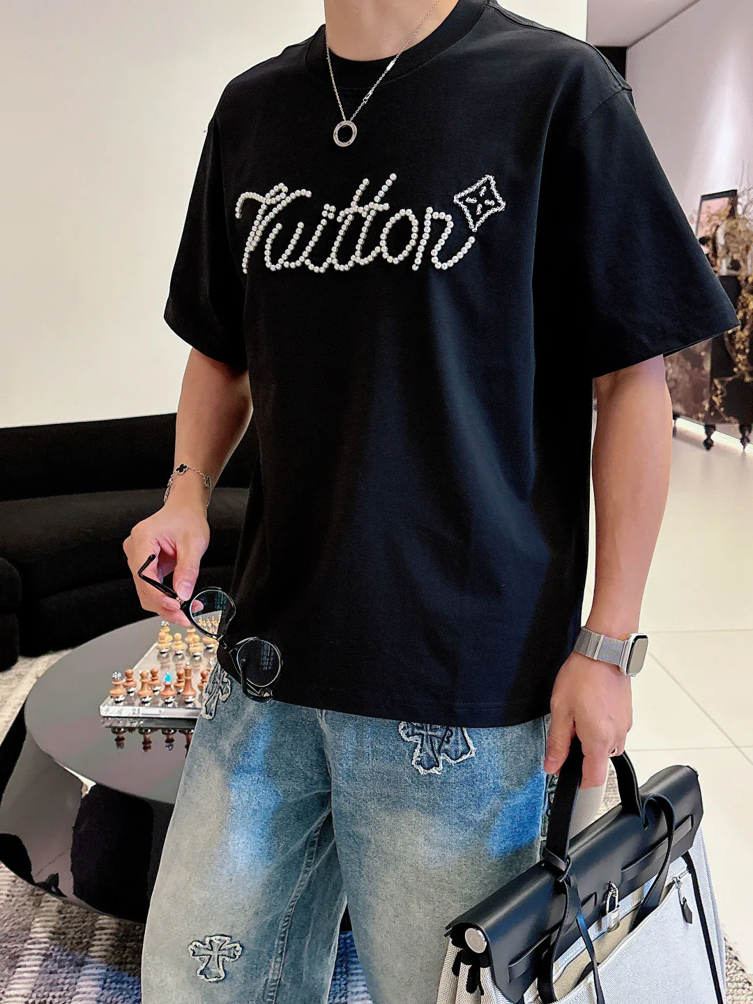 Футболки Мужские Louis Vuitton 9526547