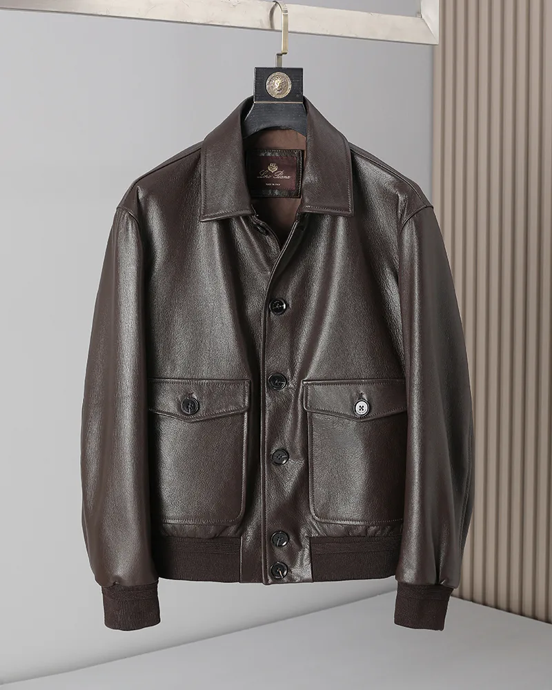 Кожаные Куртки И Дублёнки Мужские Loro Piana 17952131