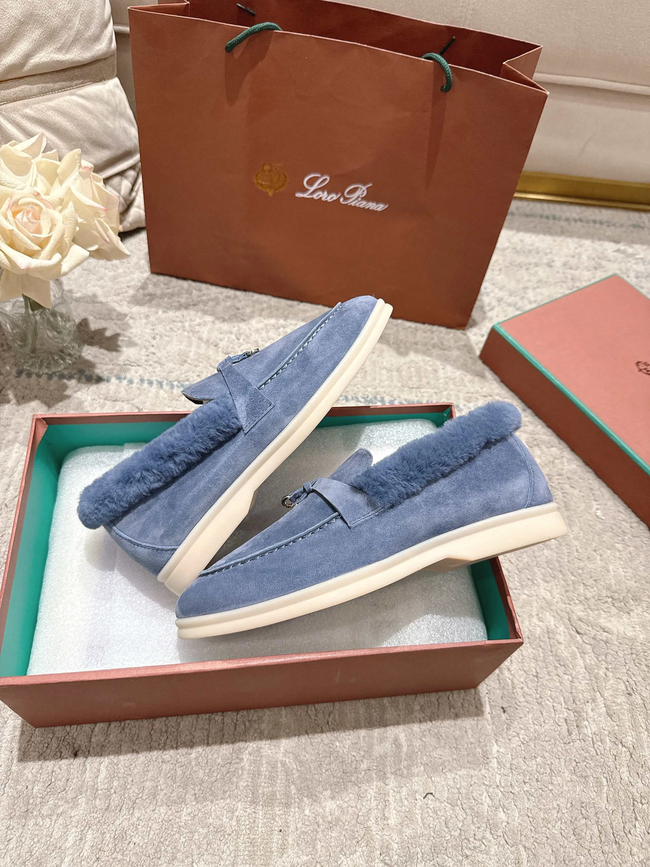 Лоферы И Мокасины Женские Loro Piana 140404