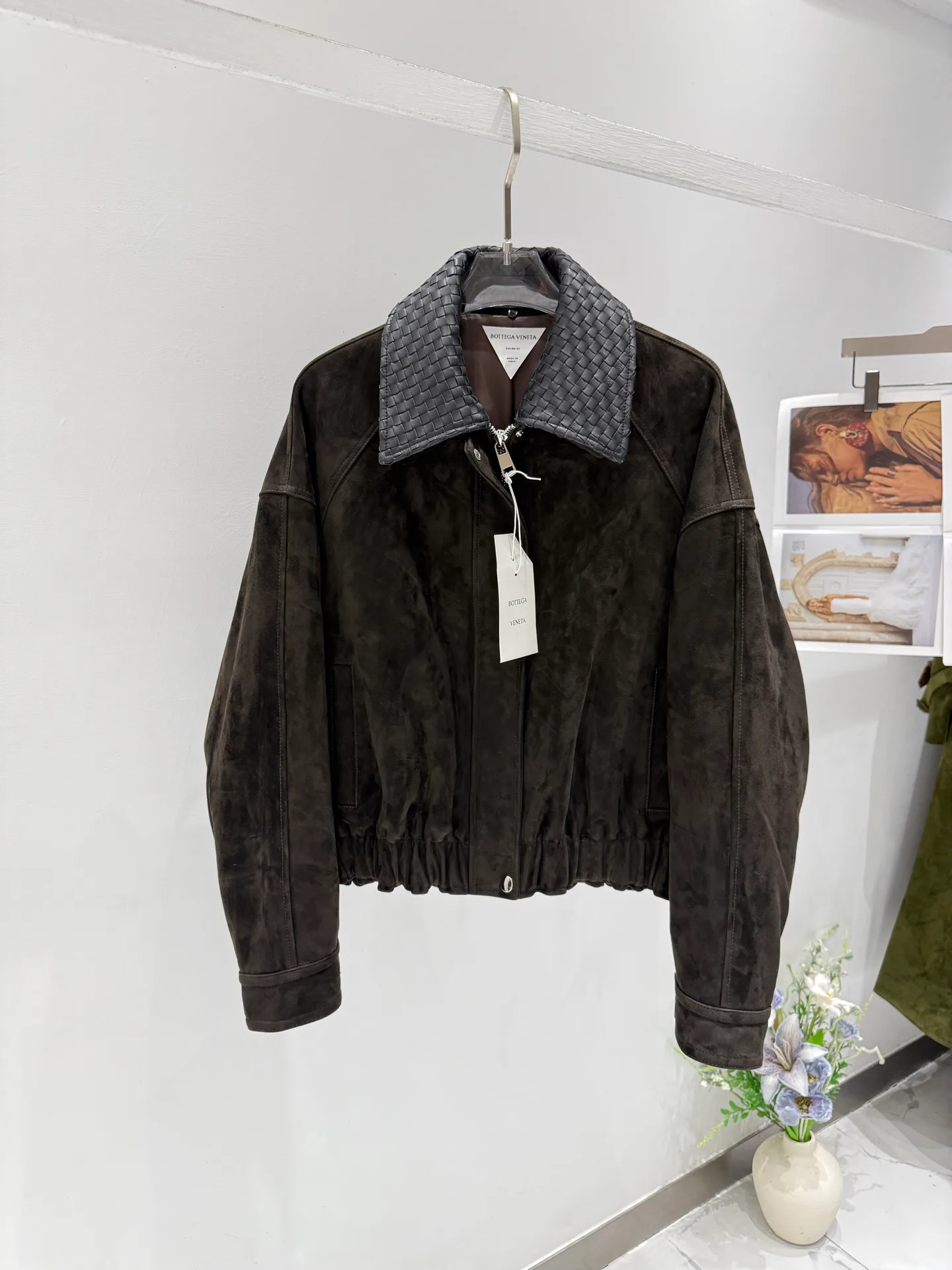 Кожаные Куртки И Дублёнки Женские Bottega Veneta 11700620