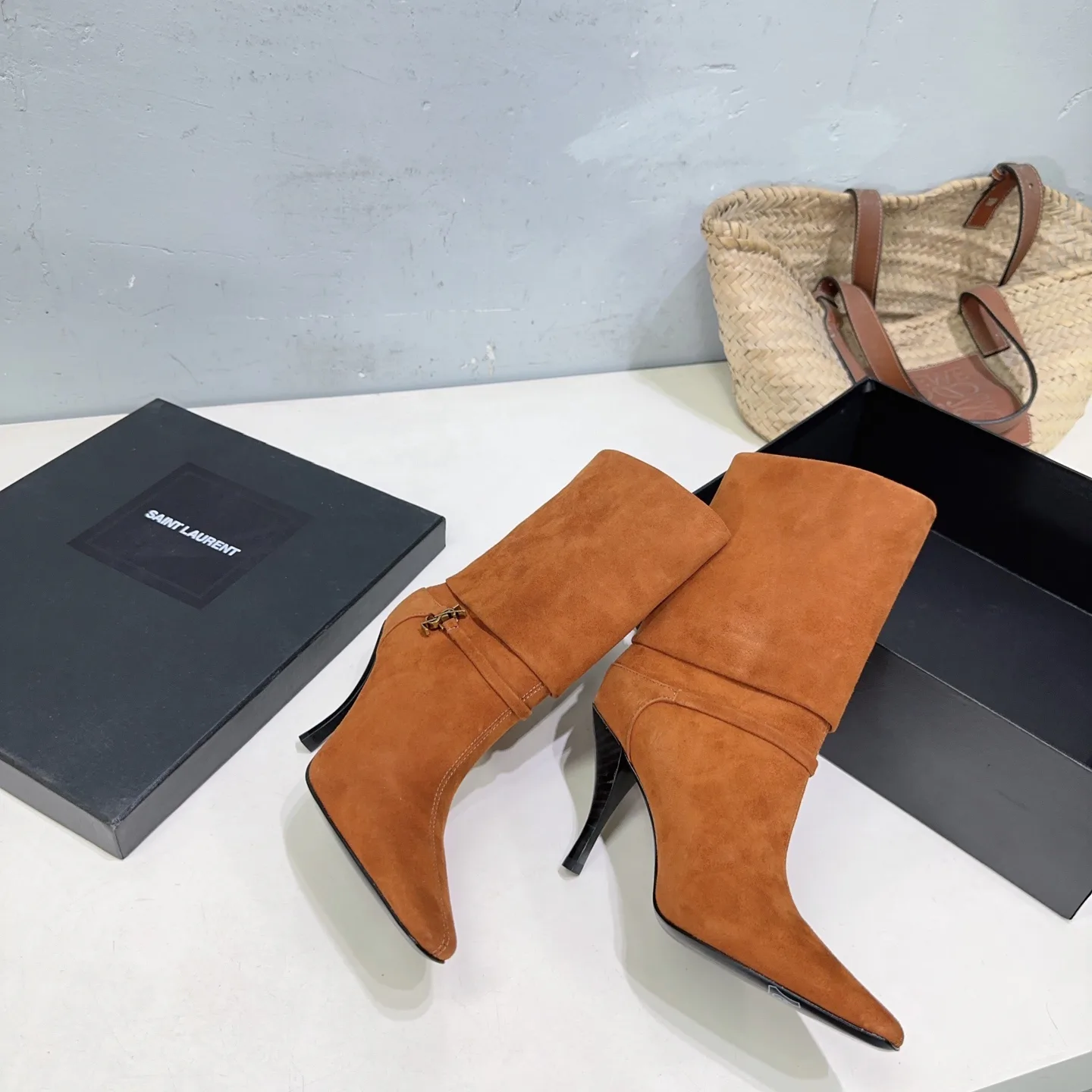 Ботильоны Женские Saint Laurent 19038977