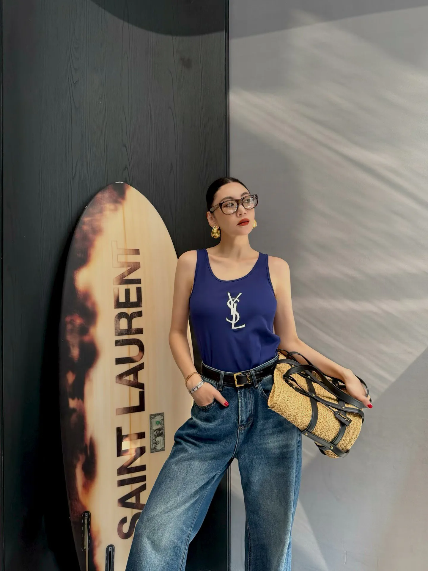 Топы Женские Saint Laurent 5051094