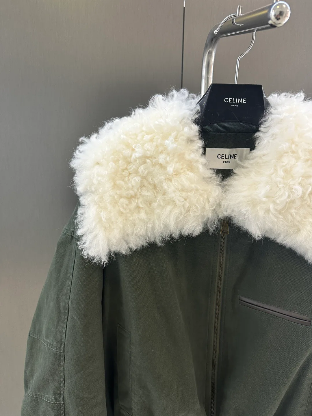 Кожаные Куртки И Дублёнки Женские Celine 836061