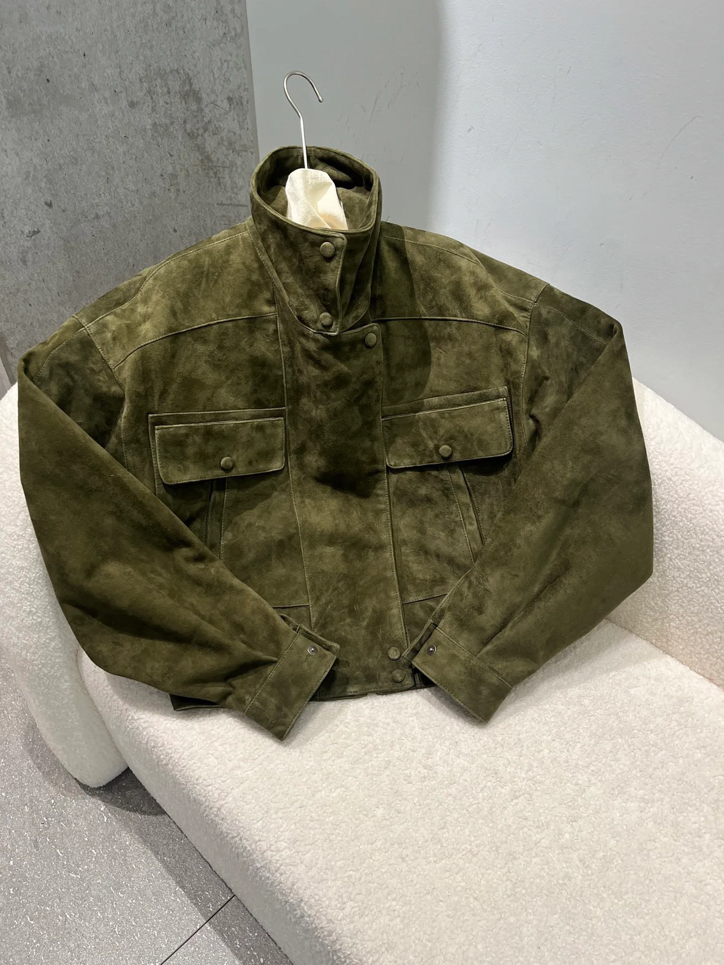 Кожаные Куртки И Дублёнки Женские Saint Laurent 18523557