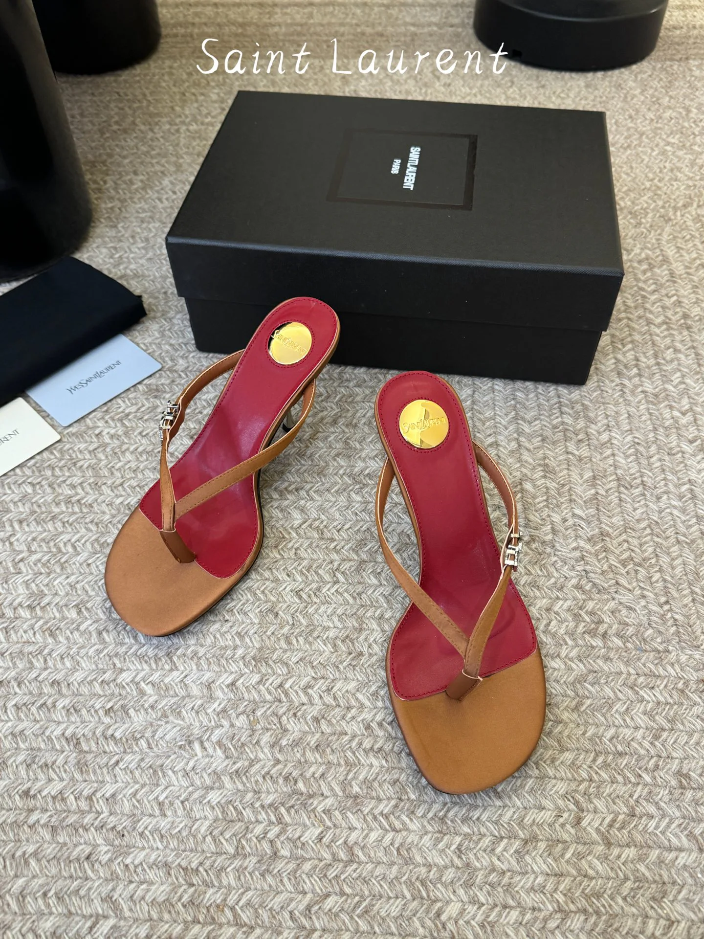 Босоножки Женские Saint Laurent 13077807