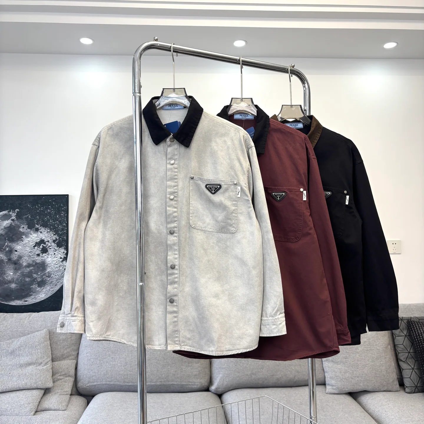 Рубашки Мужские Prada 33107