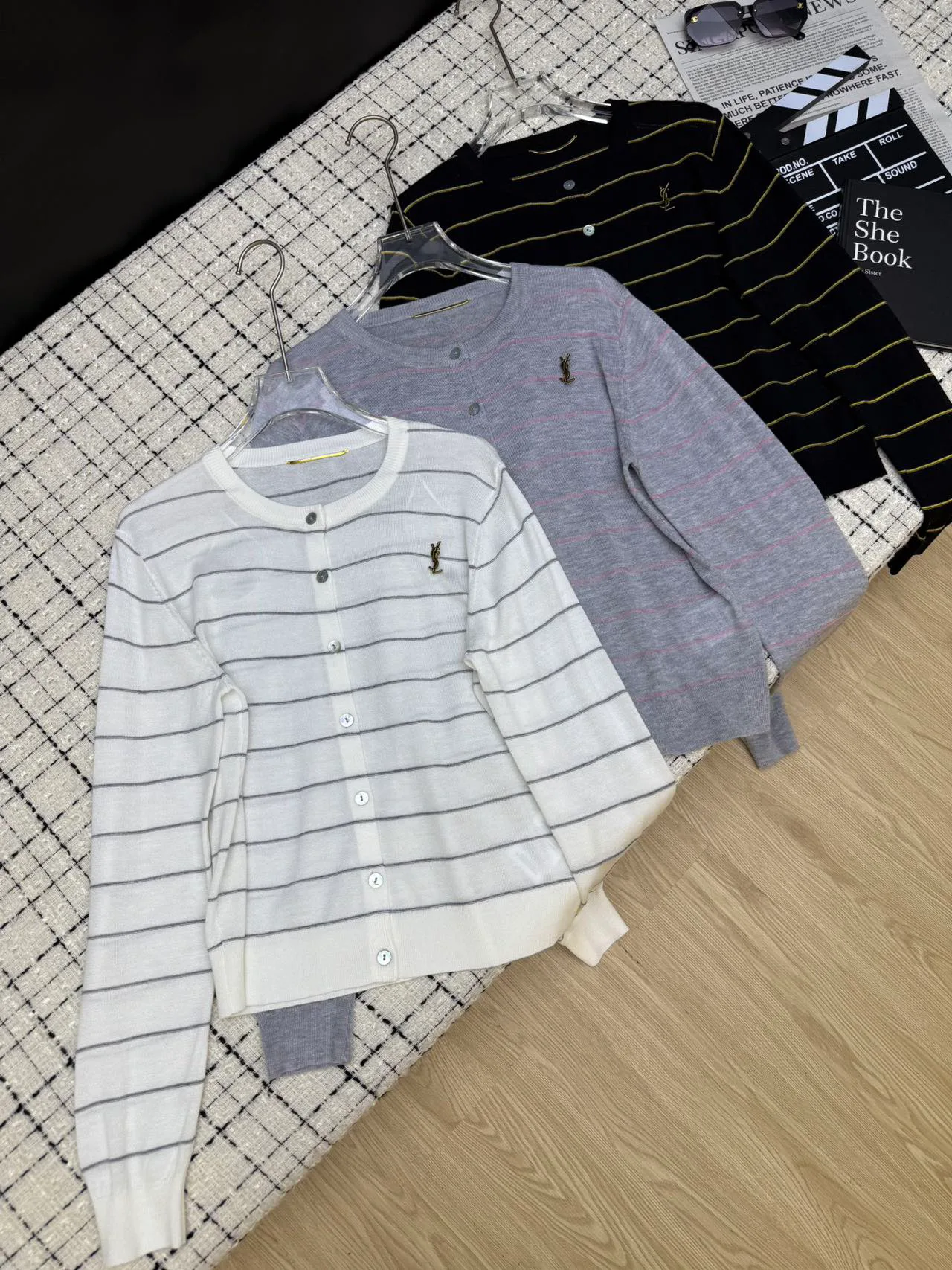 Джемперы И Свитеры Женские Saint Laurent 1856782