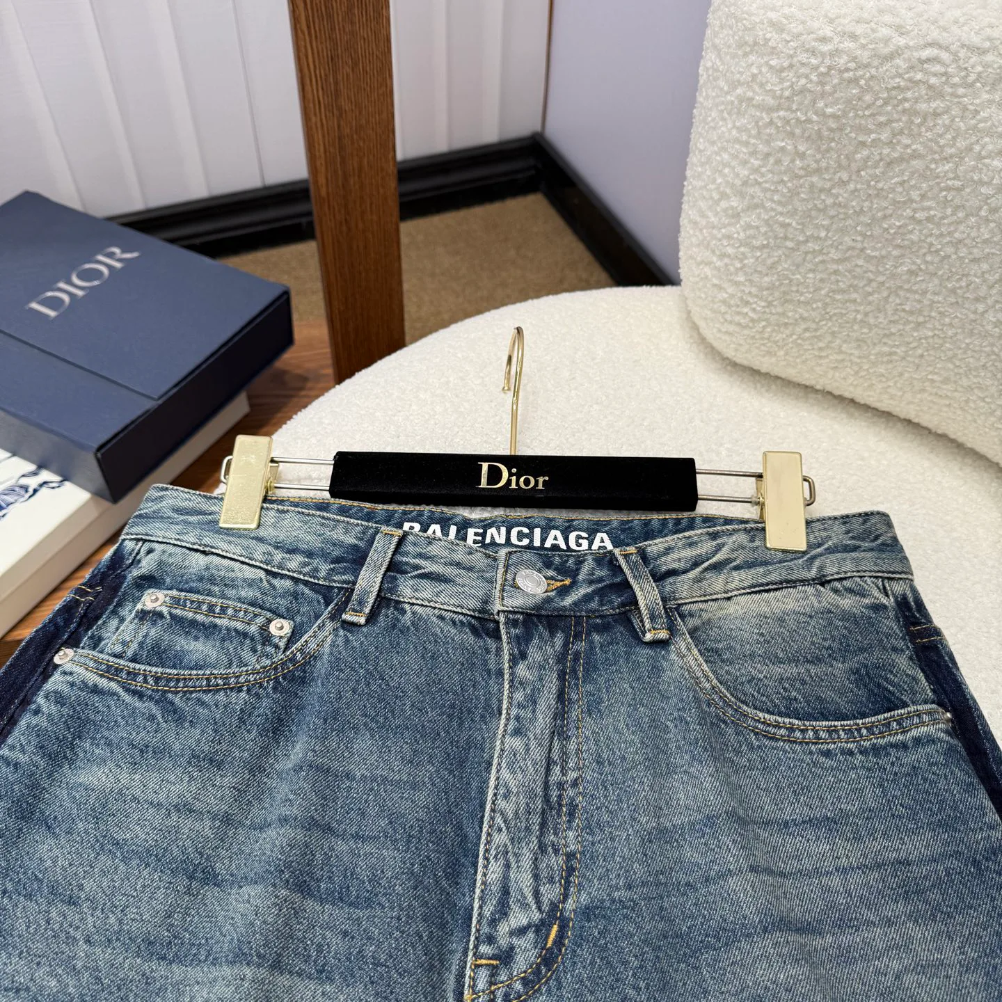 Джинсы Мужские Balenciaga 18029722