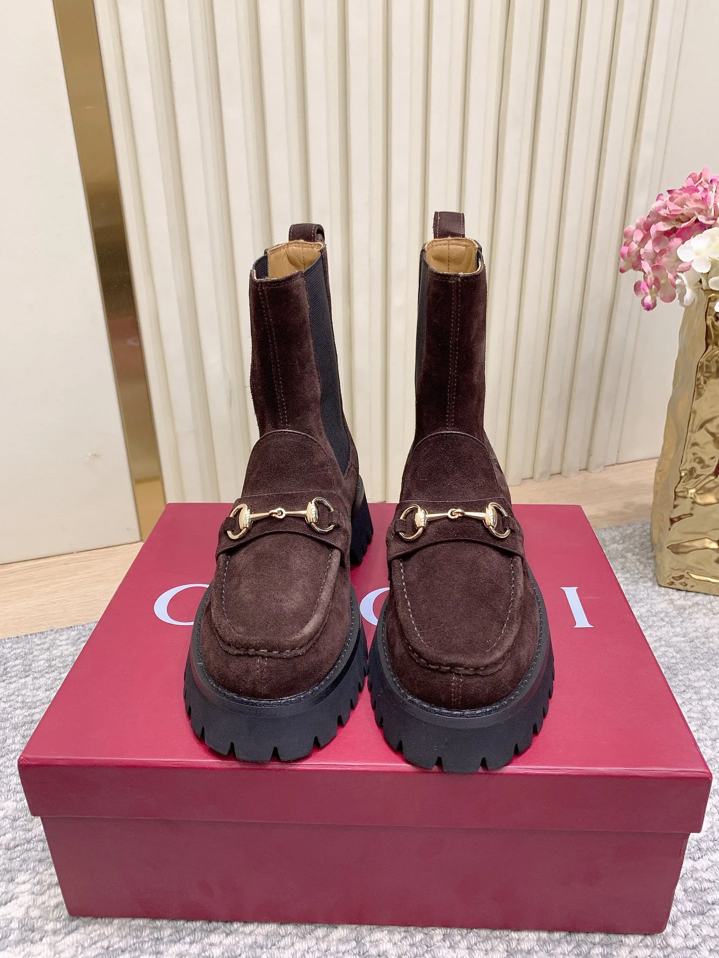 Ботинки Женские Gucci 19561623