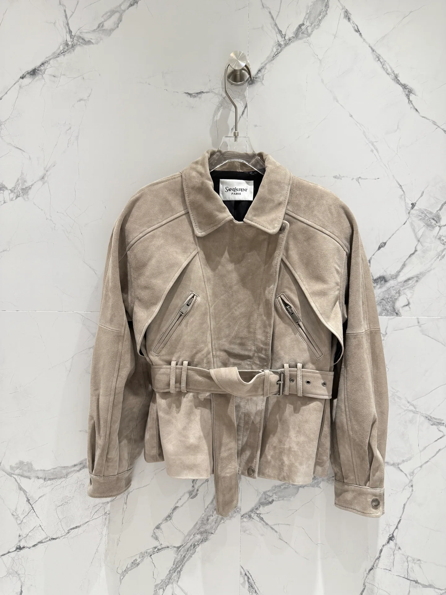 Куртки И Пуховики Женские Saint Laurent 785557