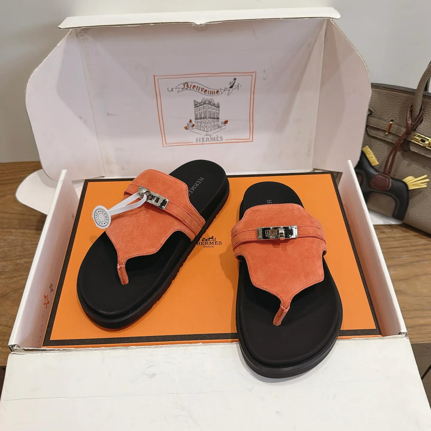 Шлепанцы Женские Hermes 17014861
