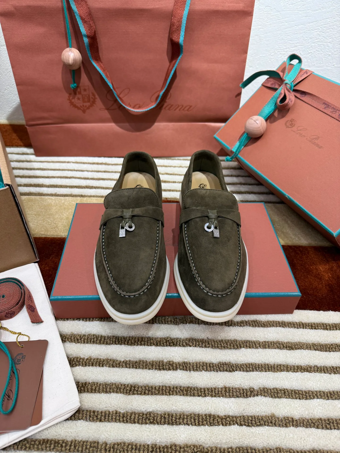 Лоферы Женские Loro Piana 525393