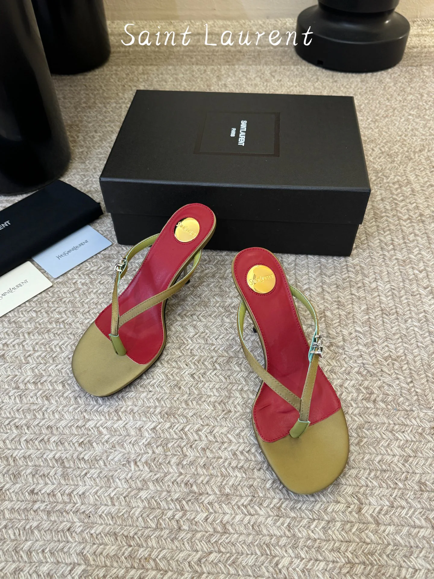 Босоножки Женские Saint Laurent 13077805