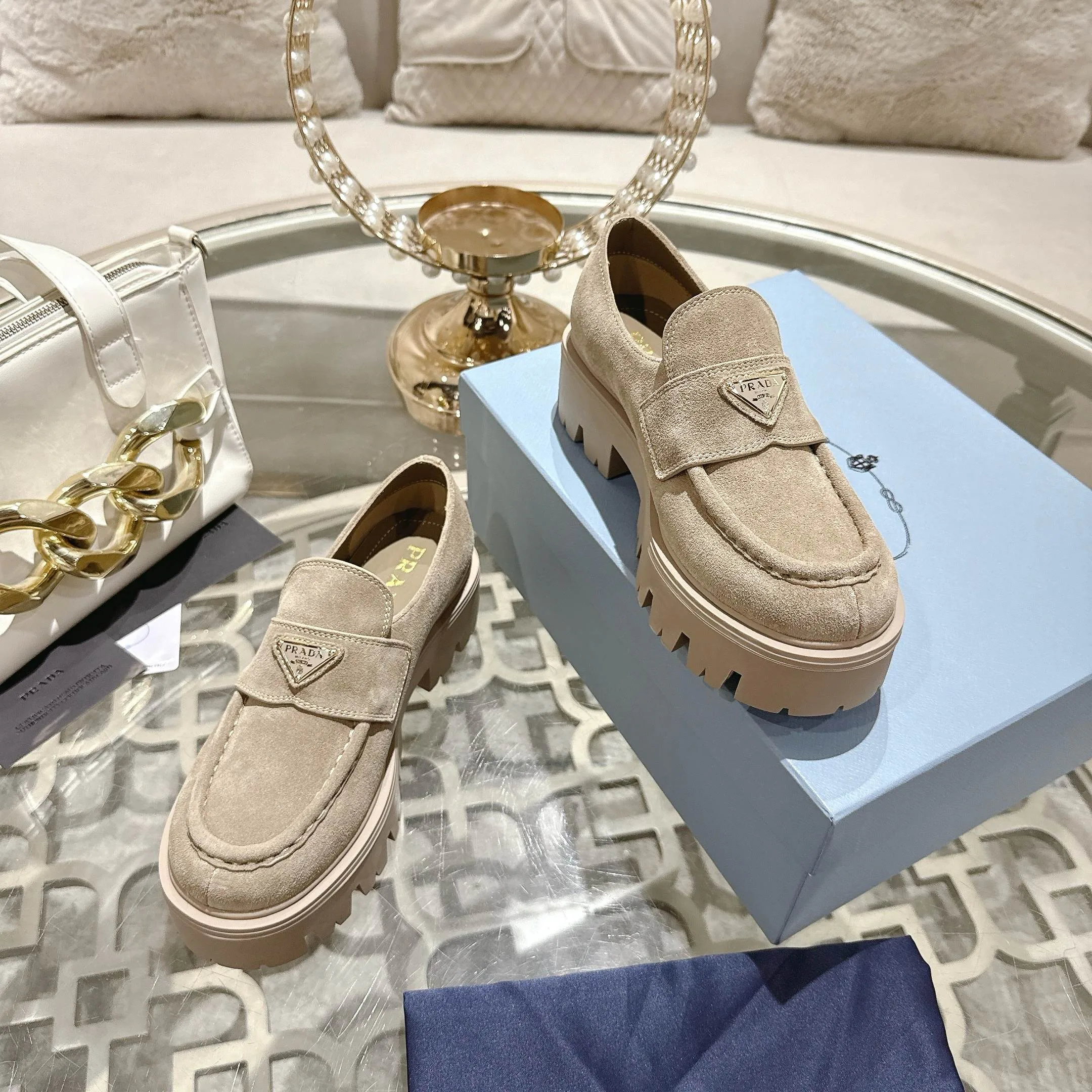 Лоферы И Мокасины Женские Prada 931629