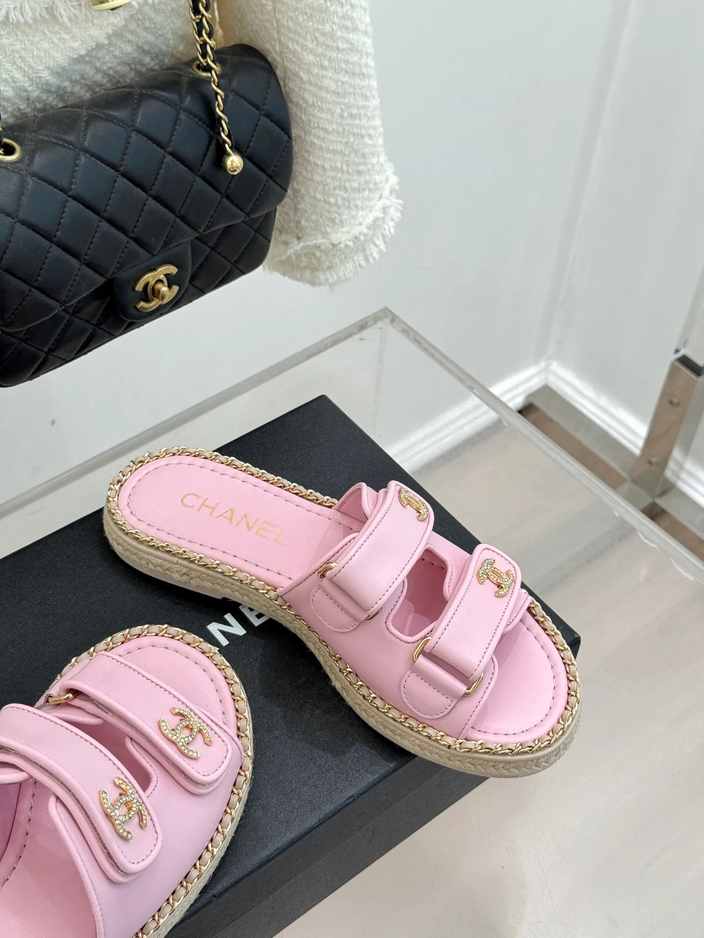 Шлепанцы Женские Chanel 1885759