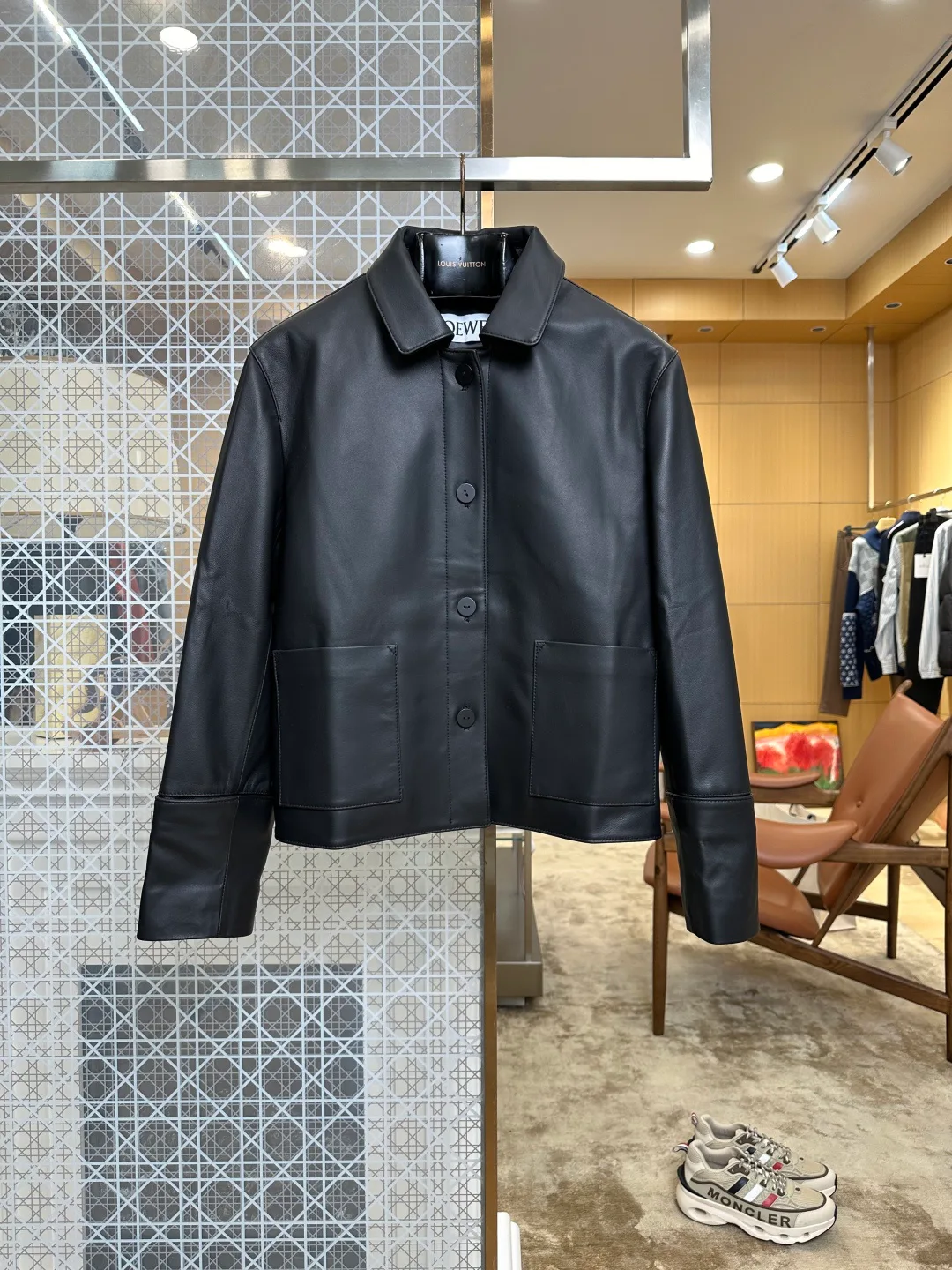 Кожаные Куртки И Дублёнки Мужские Loewe 18309094