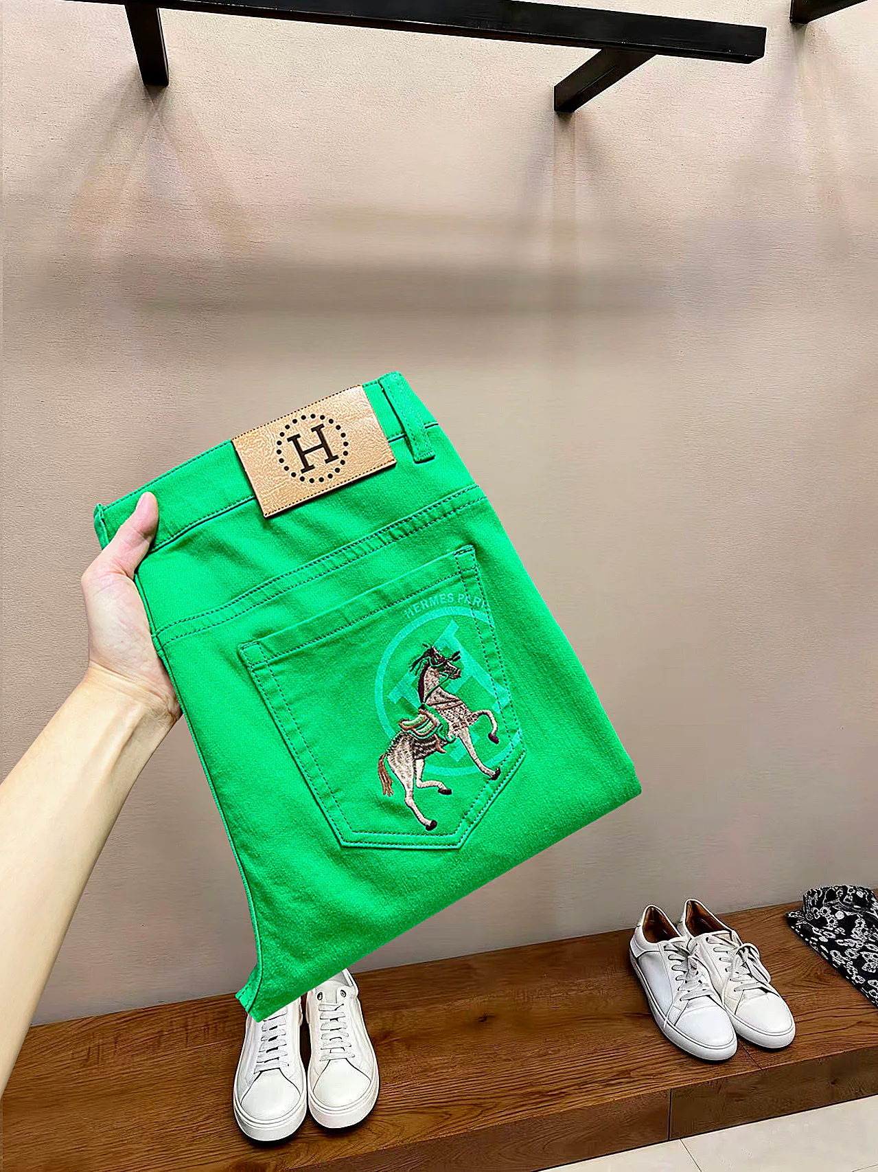 Джинсы Мужские Hermes 18097865
