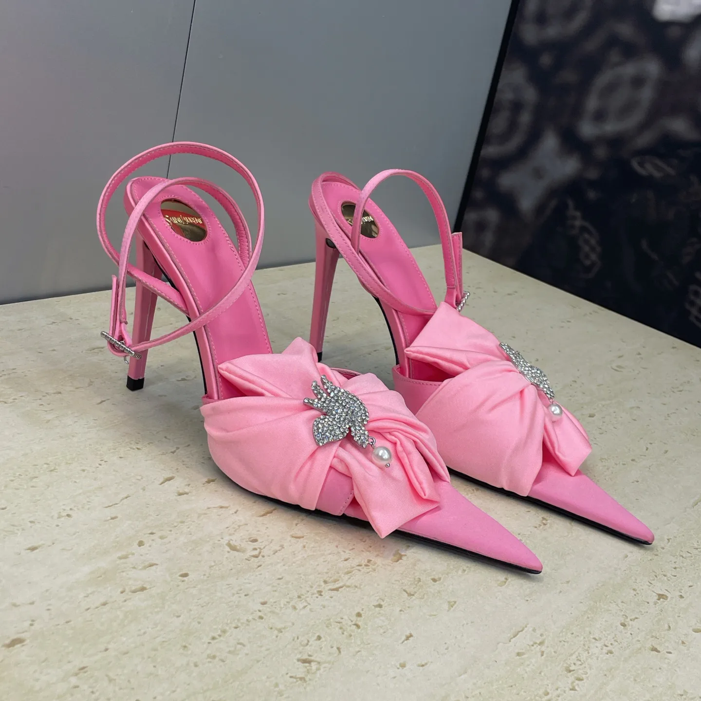 Босоножки Женские Saint Laurent 3009078