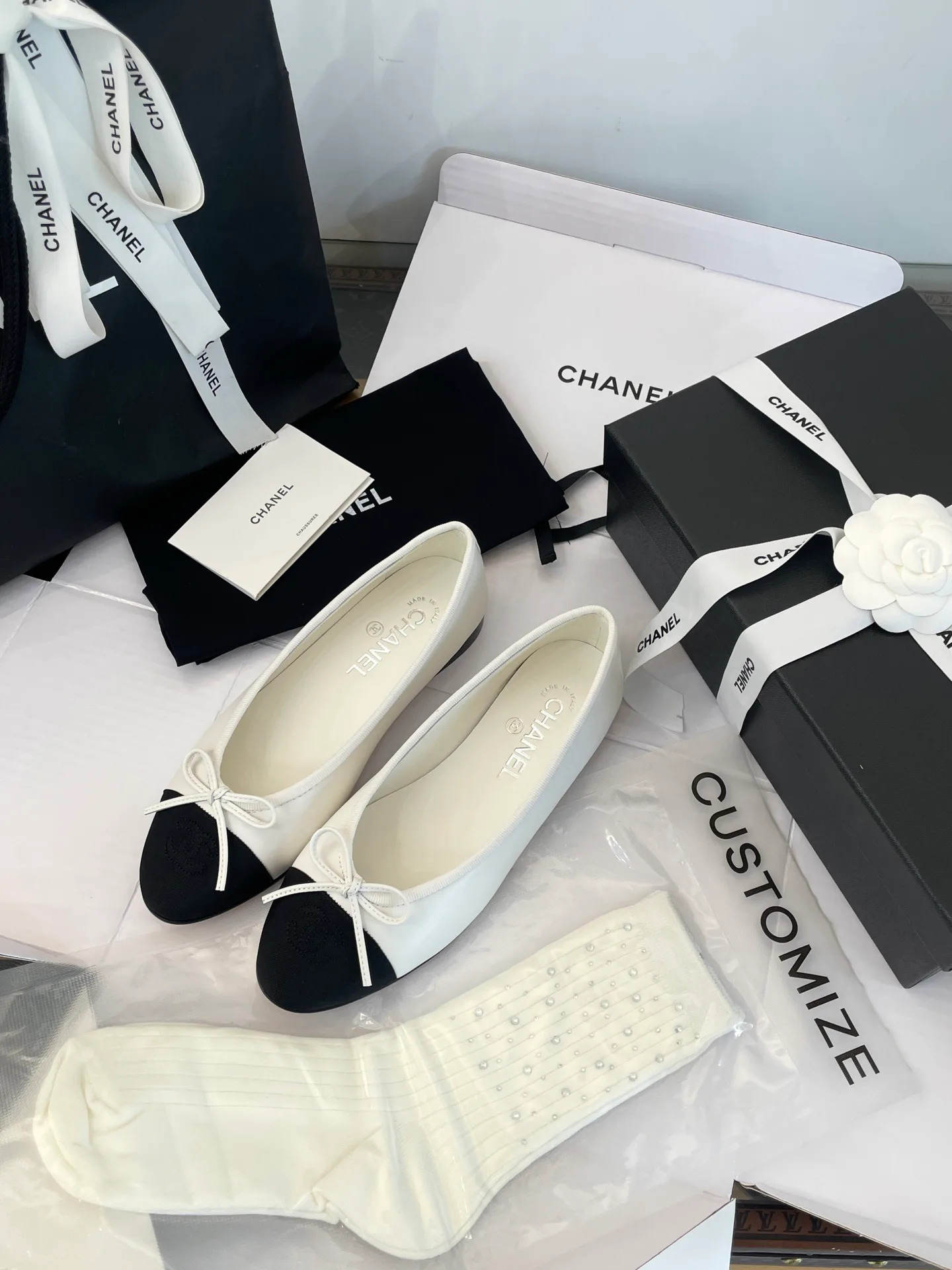 Балетки Женские Chanel 19038955
