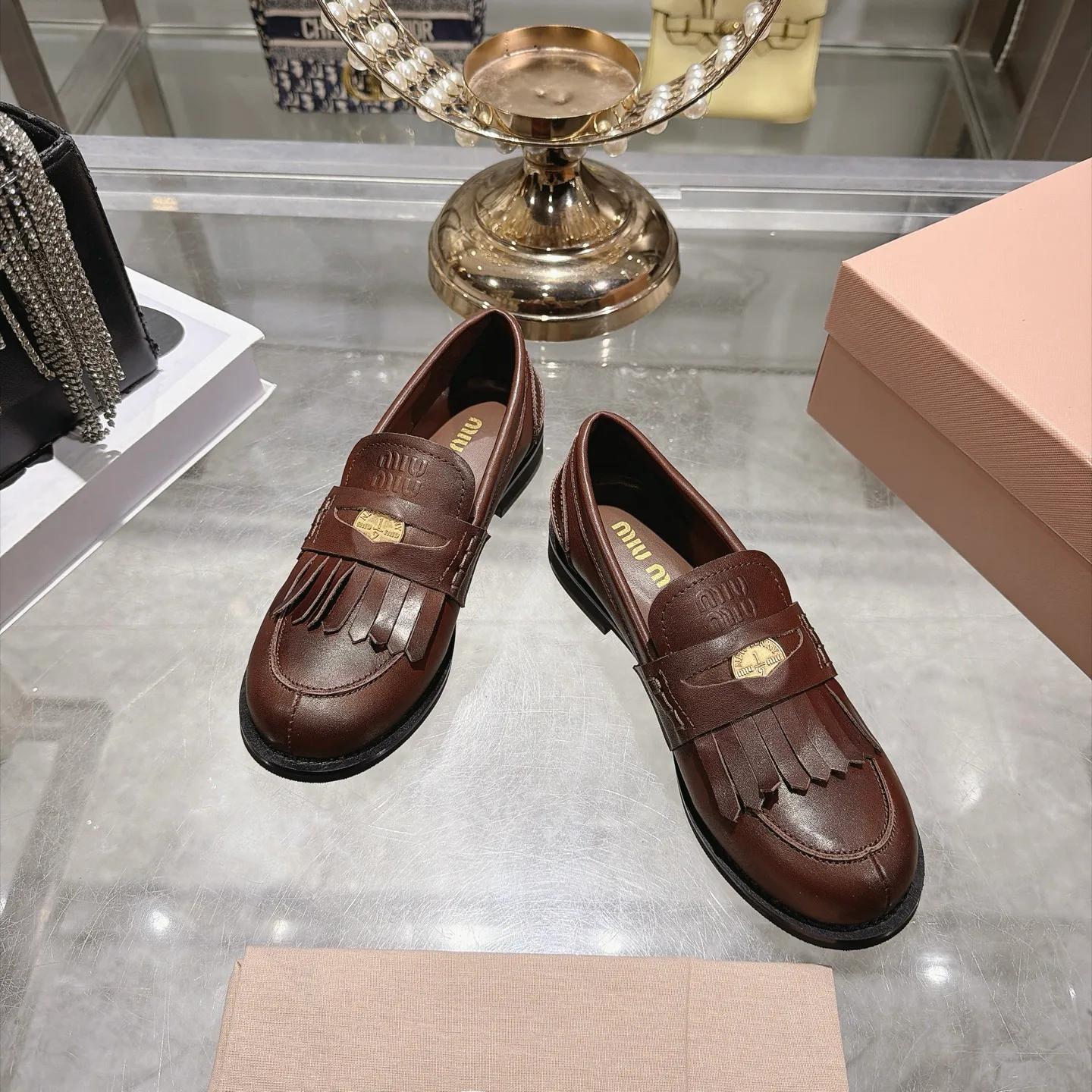 Лоферы И Мокасины Женские Miu Miu 18366849