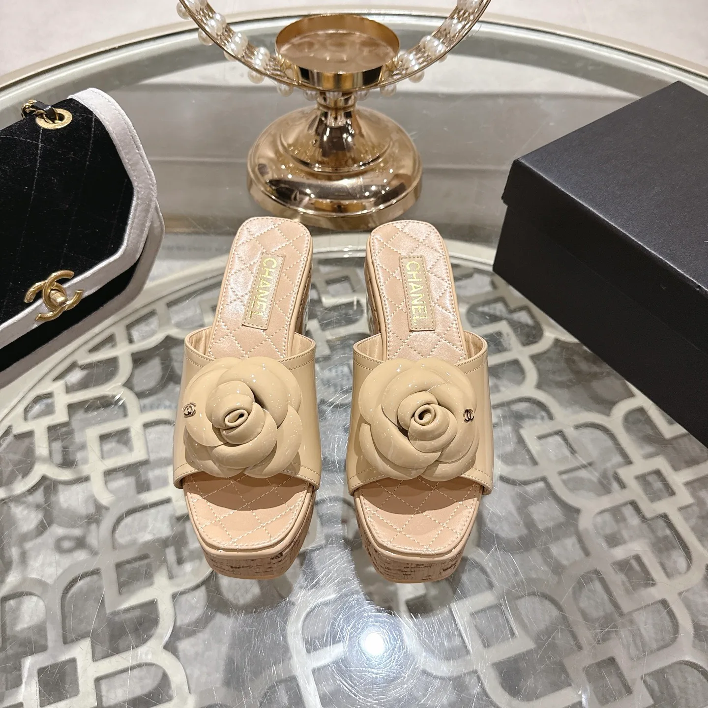 Босоножки Женские Chanel 1529122