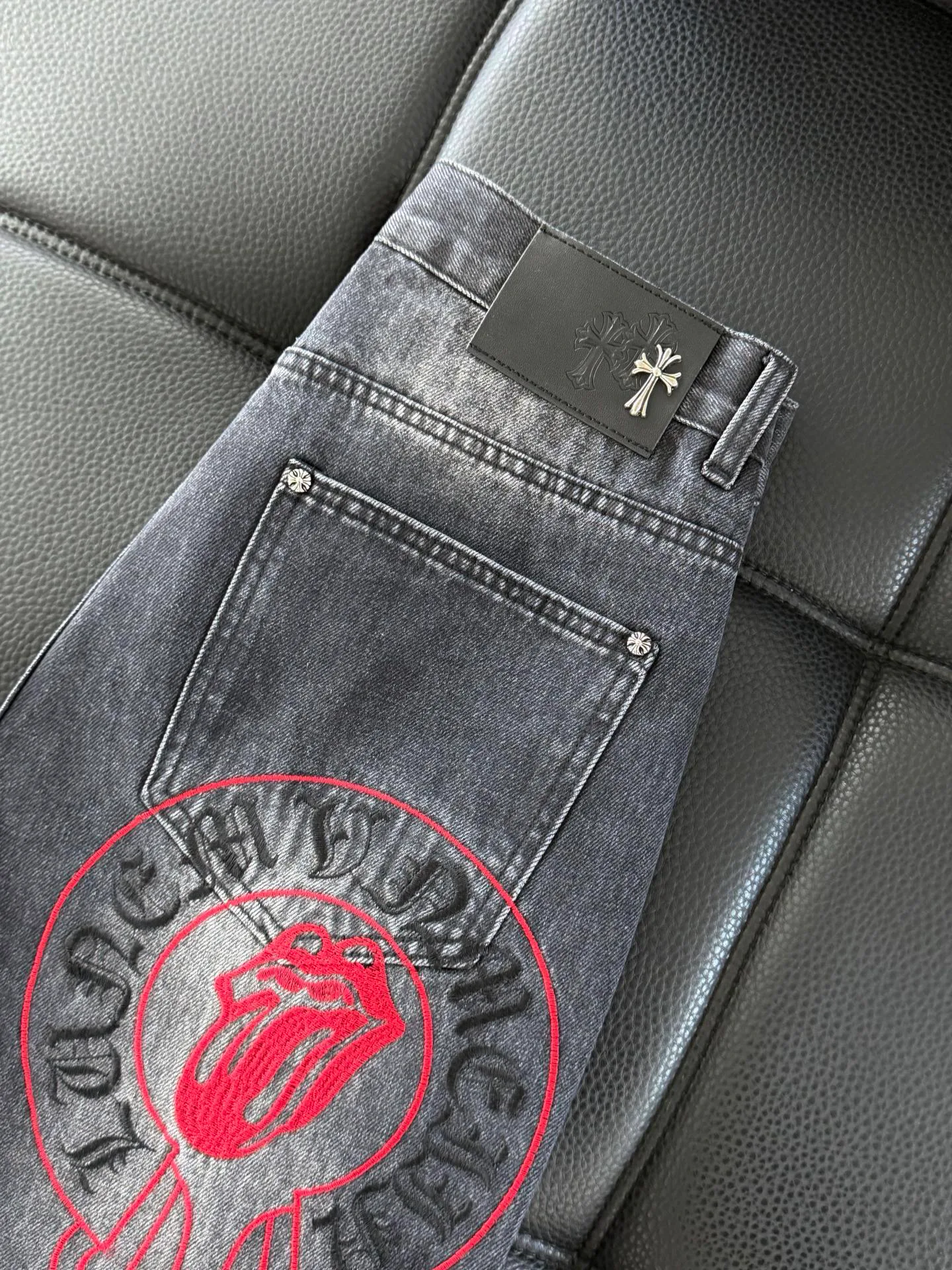 Джинсы Женские Chrome Hearts 3375350