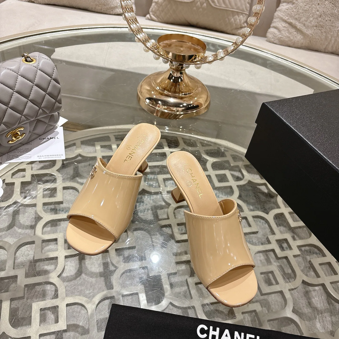 Босоножки Женские Chanel 1590818