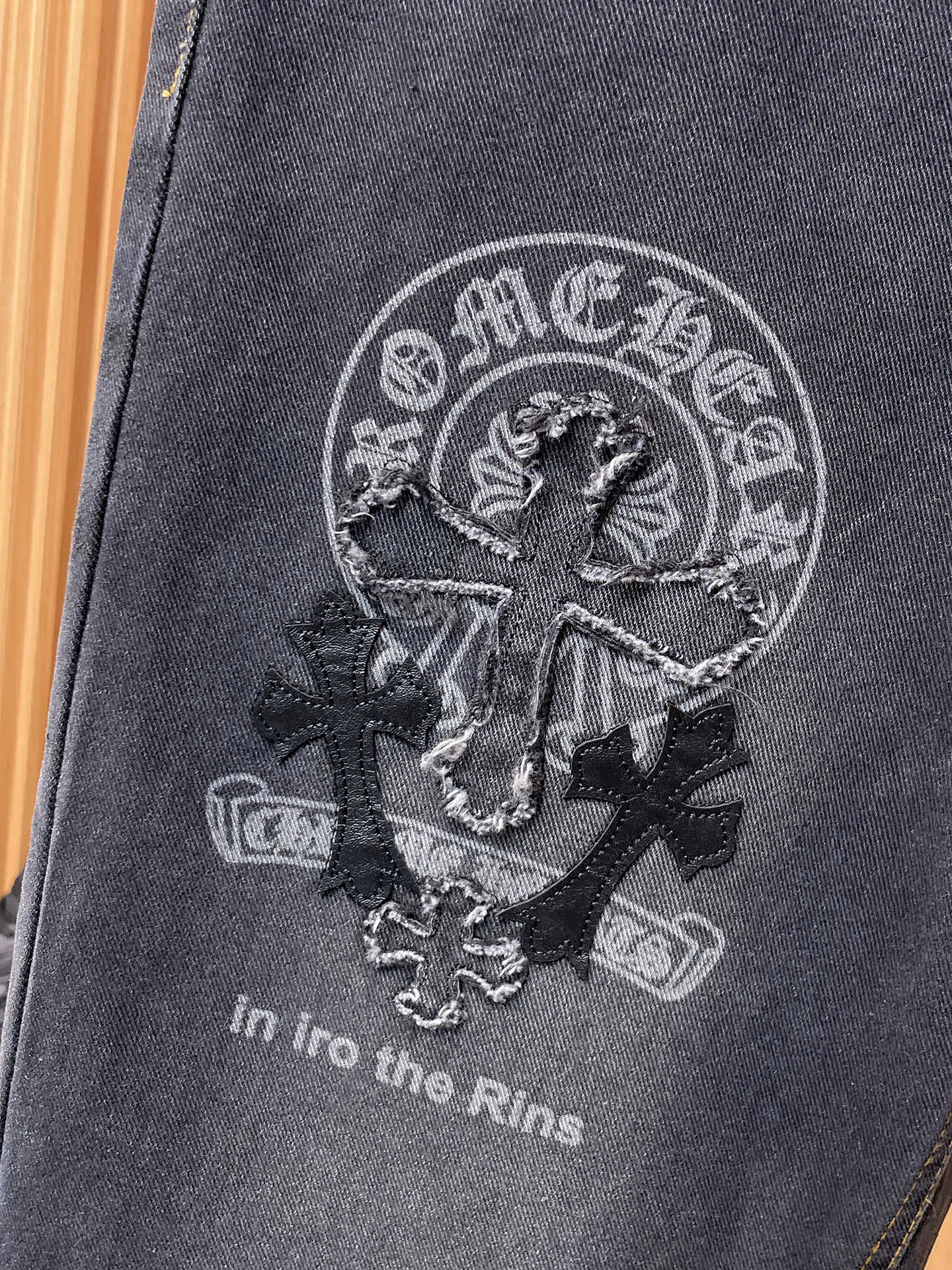 Джинсы Мужские Chrome Hearts 17037286