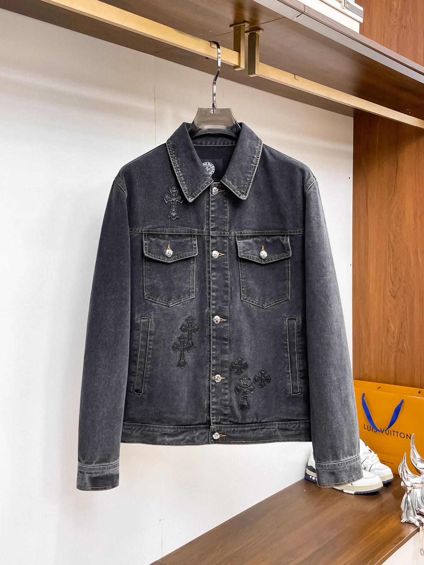 Куртки И Пуховики Мужские Chrome Hearts 18197213