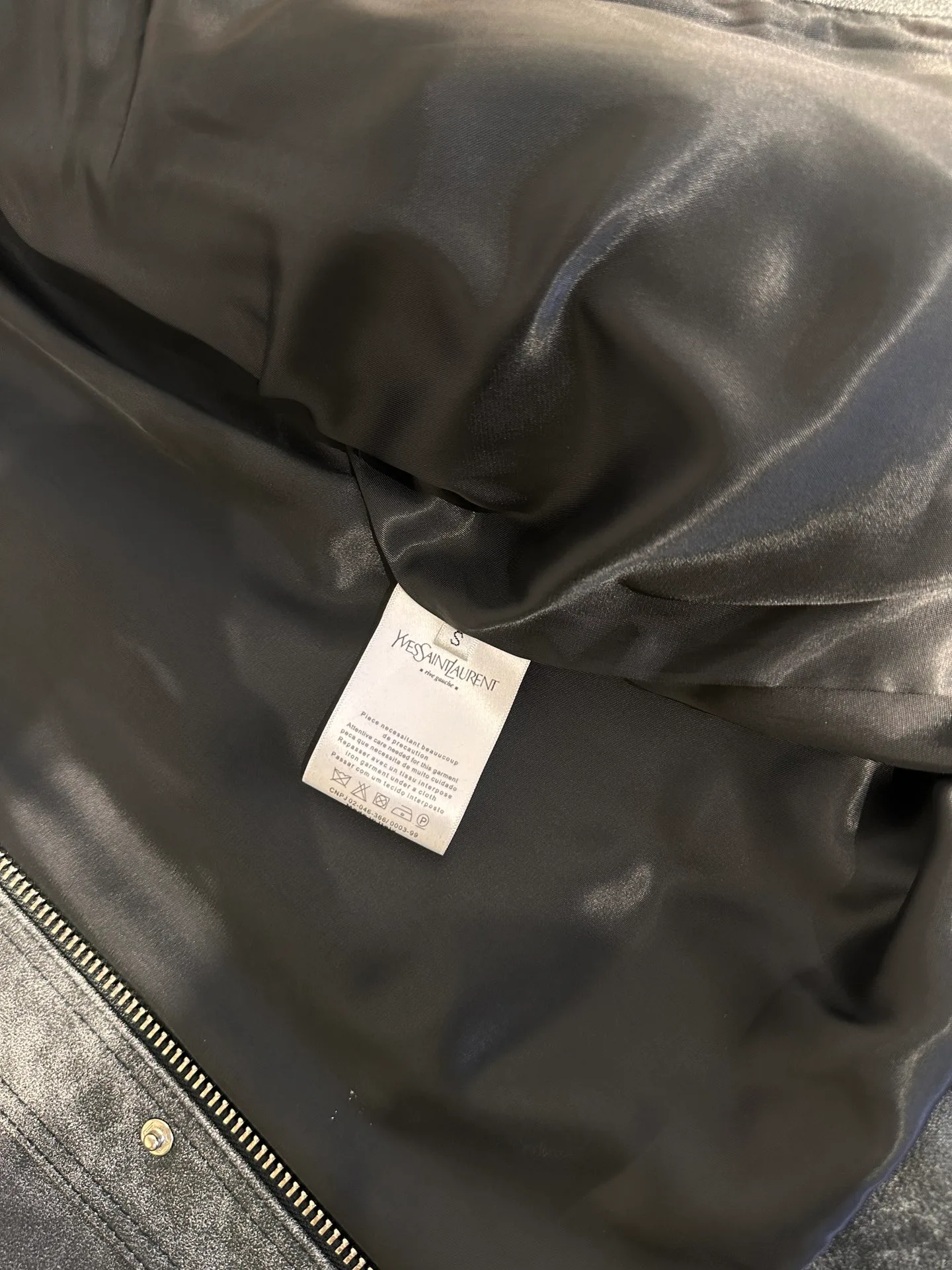 Кожаные Куртки И Дублёнки Женские Saint Laurent 18308401