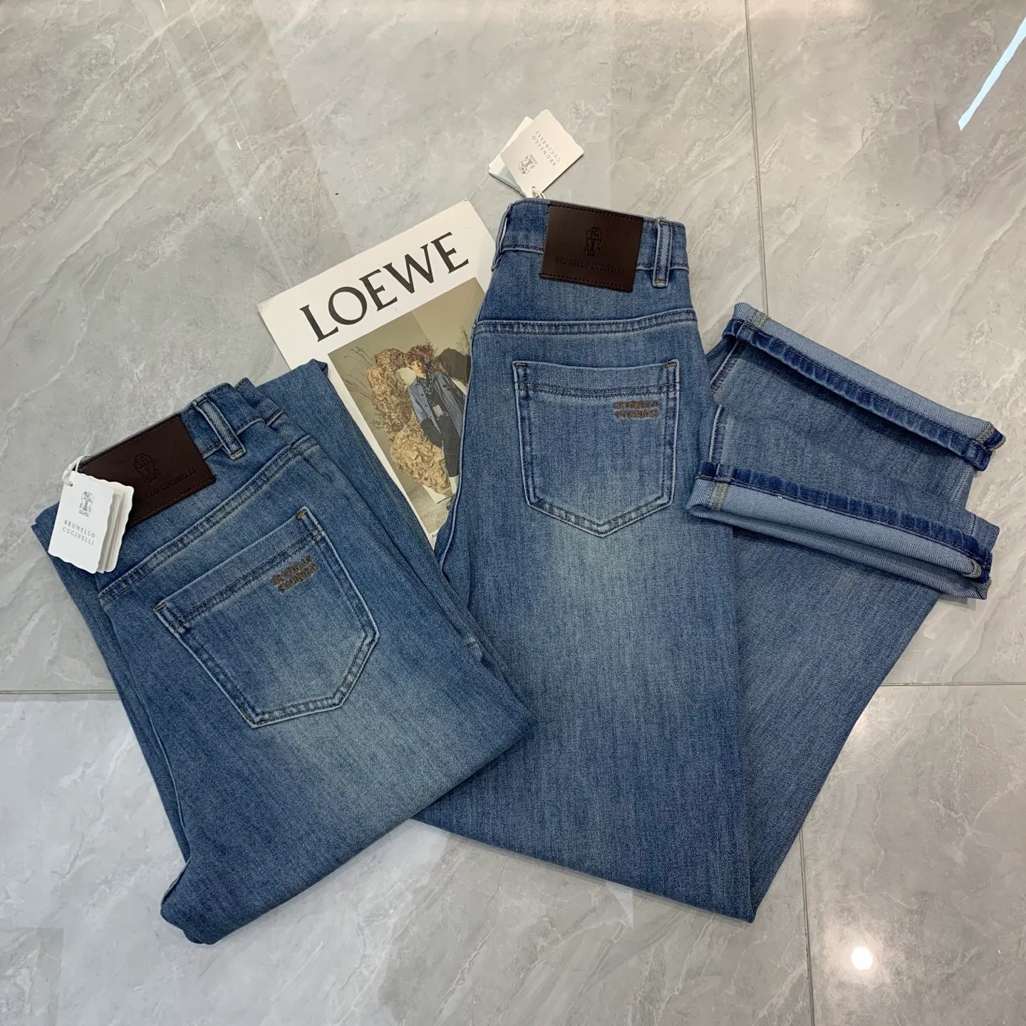 Джинсы Женские Brunello Cucinelli 9637690