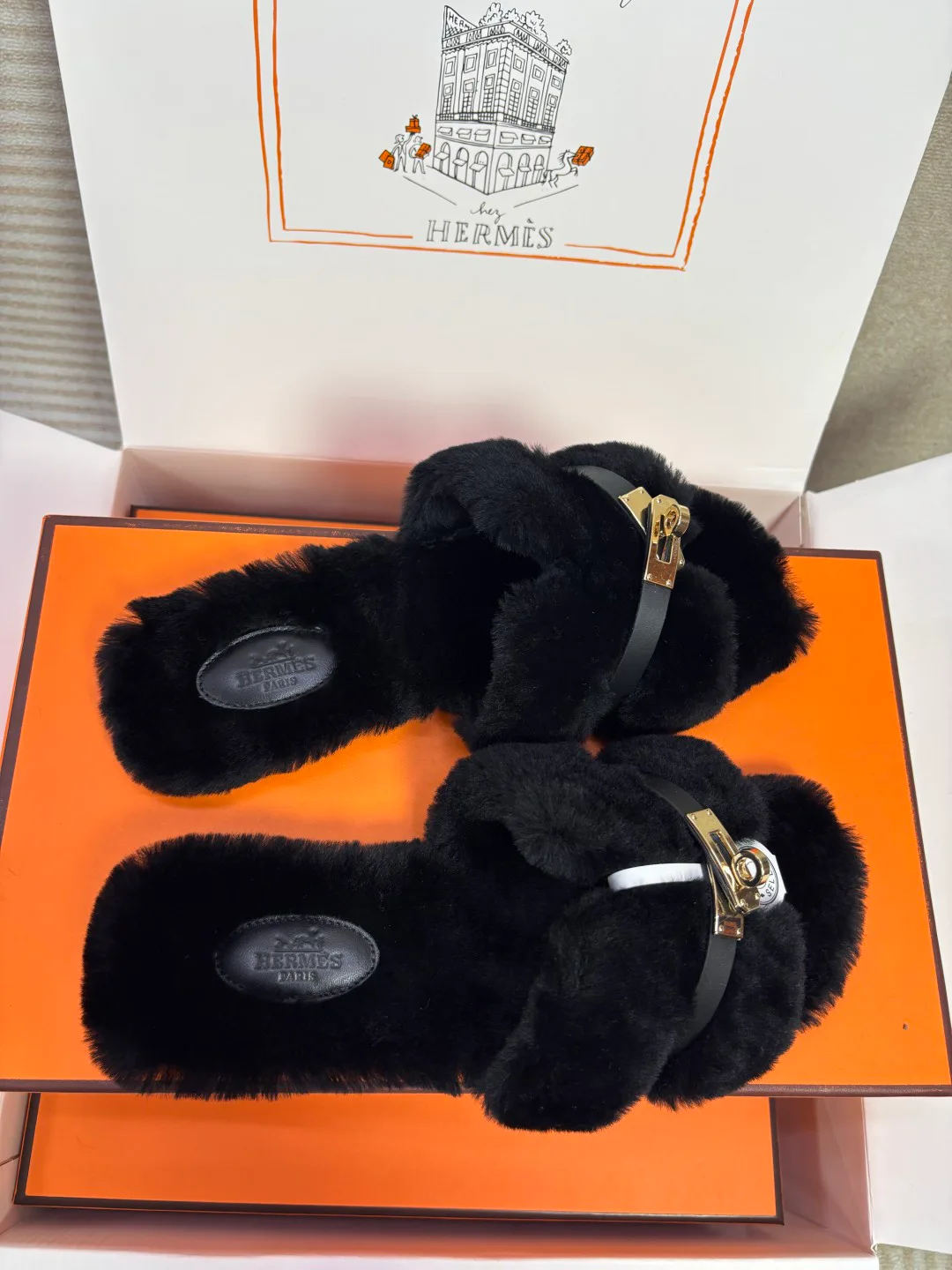 Тапочки Женские Hermes 18720313