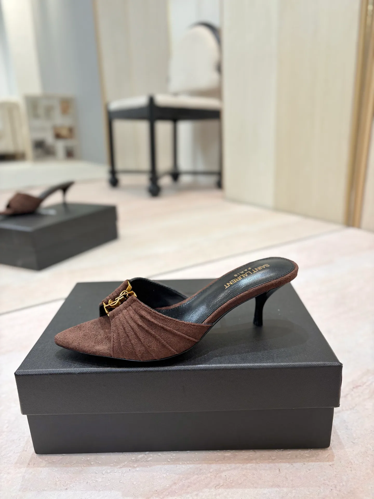 Мюли И Сабо Женские Saint Laurent 17476008