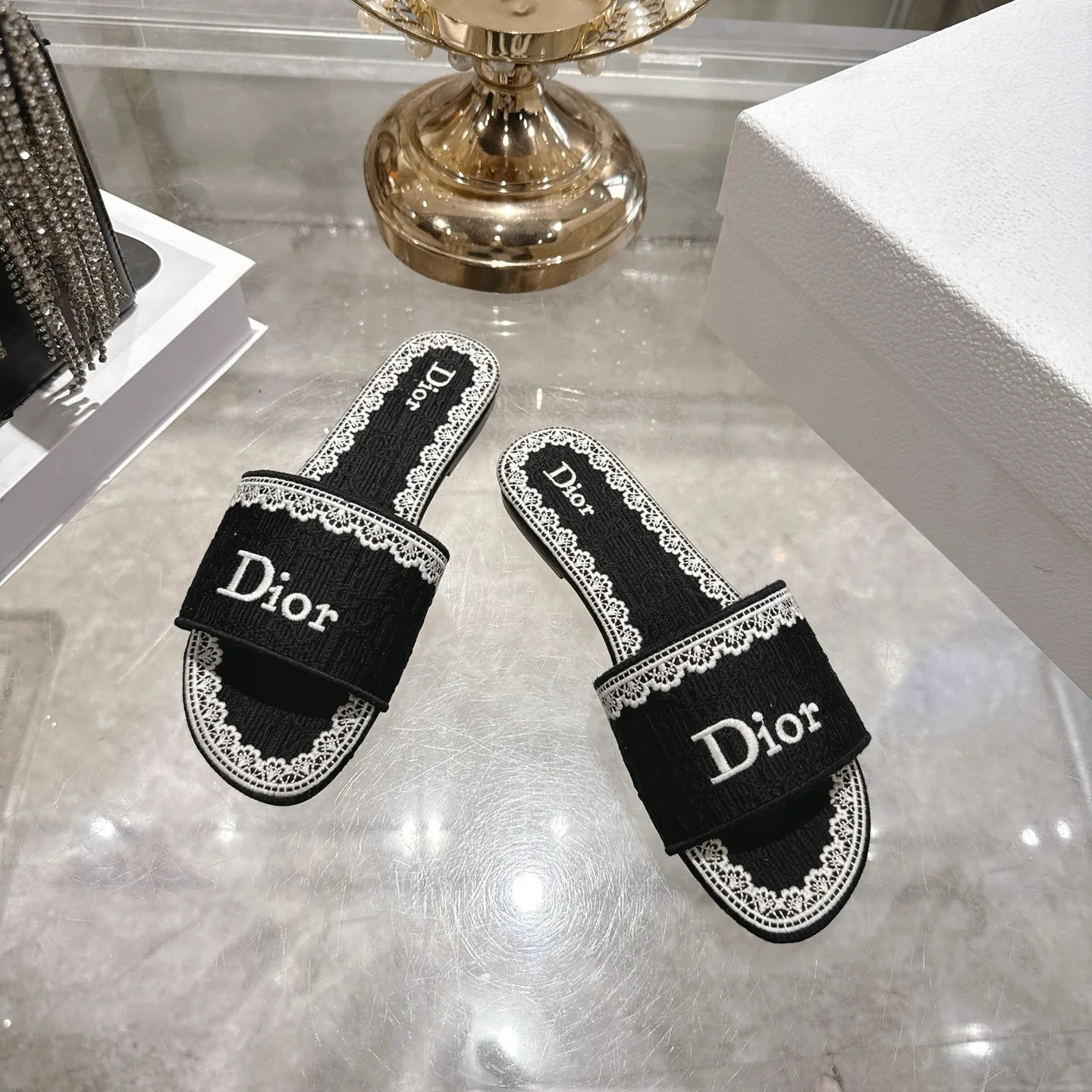 Шлепанцы Женские Christian Dior 842875