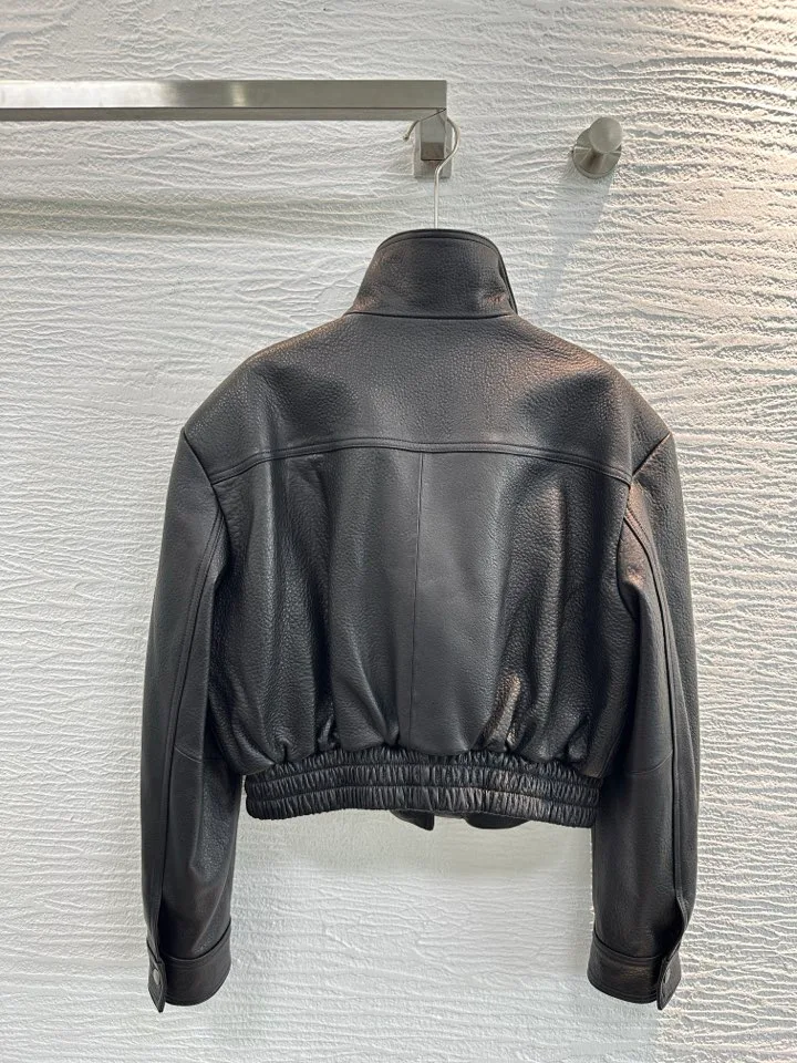 Кожаные Куртки И Дублёнки Женские Saint Laurent 17733498