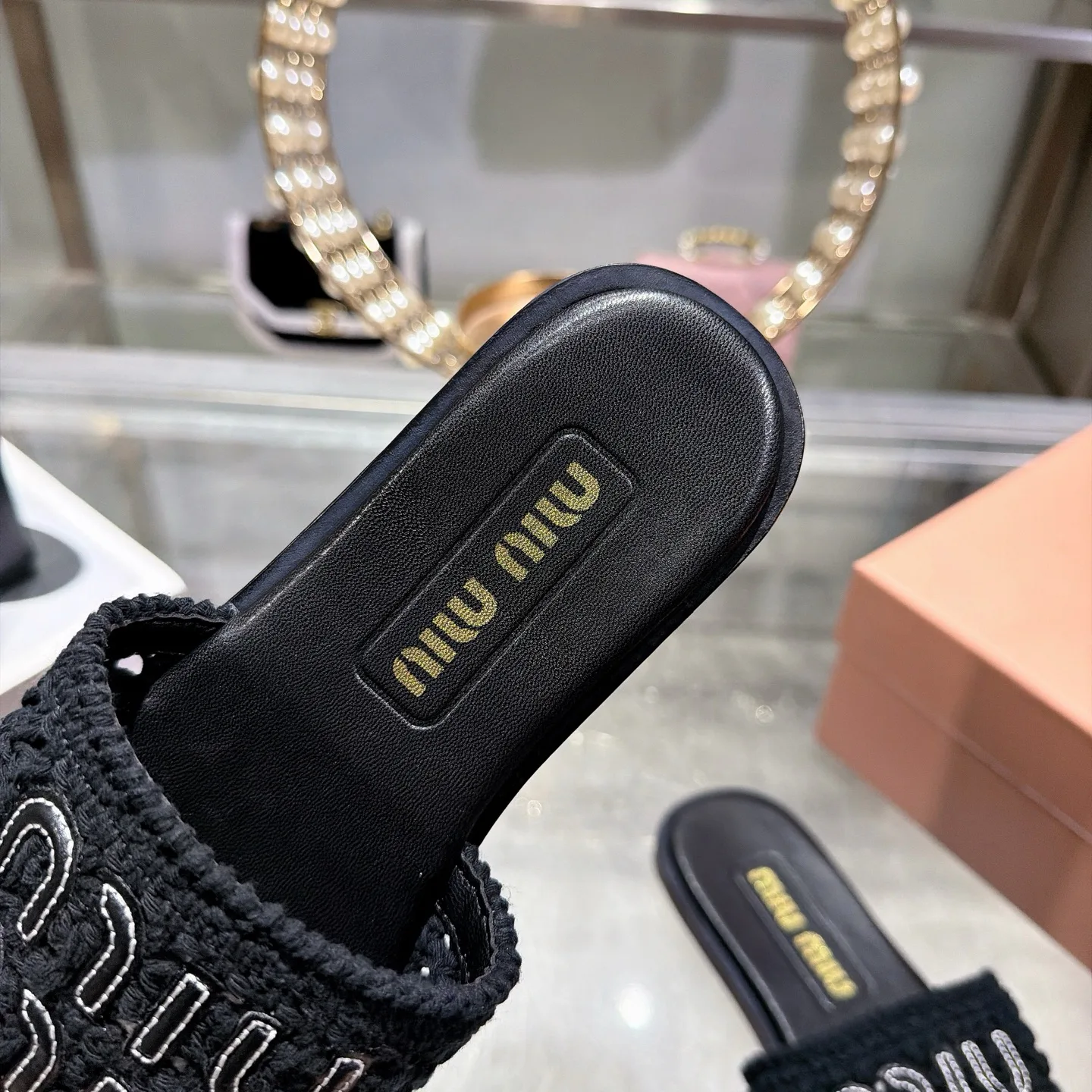 Шлепанцы Женские Miu Miu 16953021
