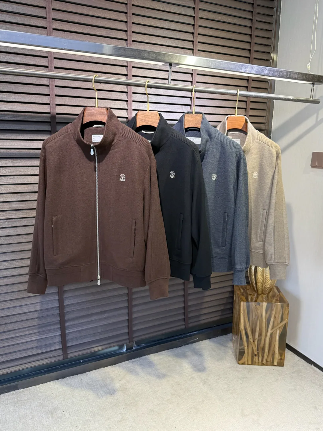 Куртки И Пуховики Мужские Brunello Cucinelli 1626339