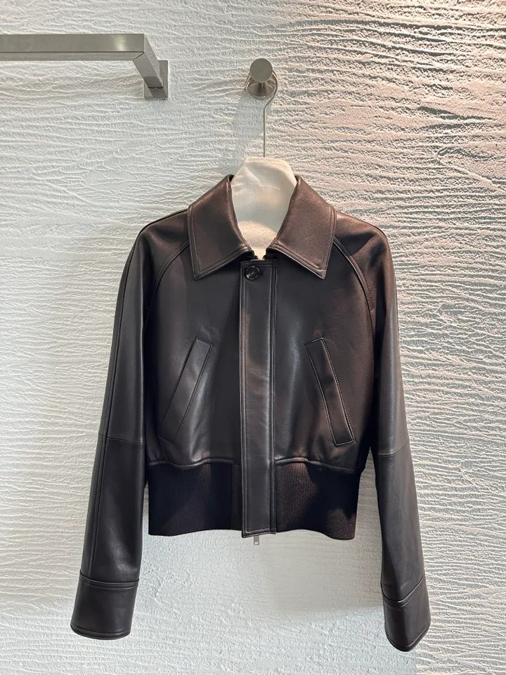 Кожаные Куртки И Дублёнки Женские Bottega Veneta 17417186