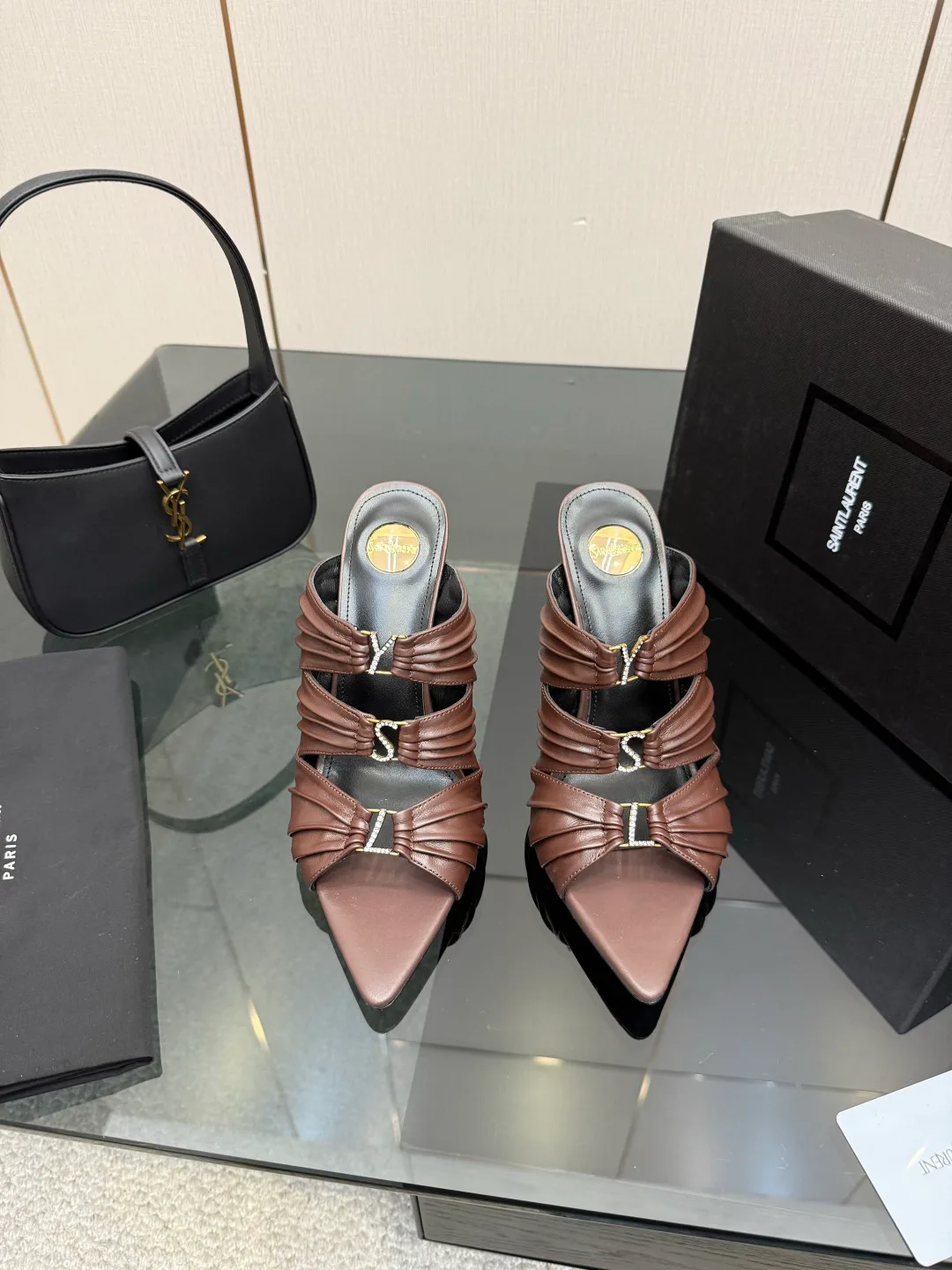 Сандалии Женские Saint Laurent 9317896
